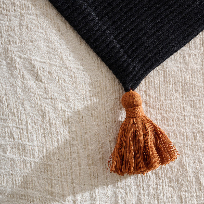 Cotton Bamboo Throw | Cord Rib | Pepper Plum | Cinnamon、mySite、camillekostekn