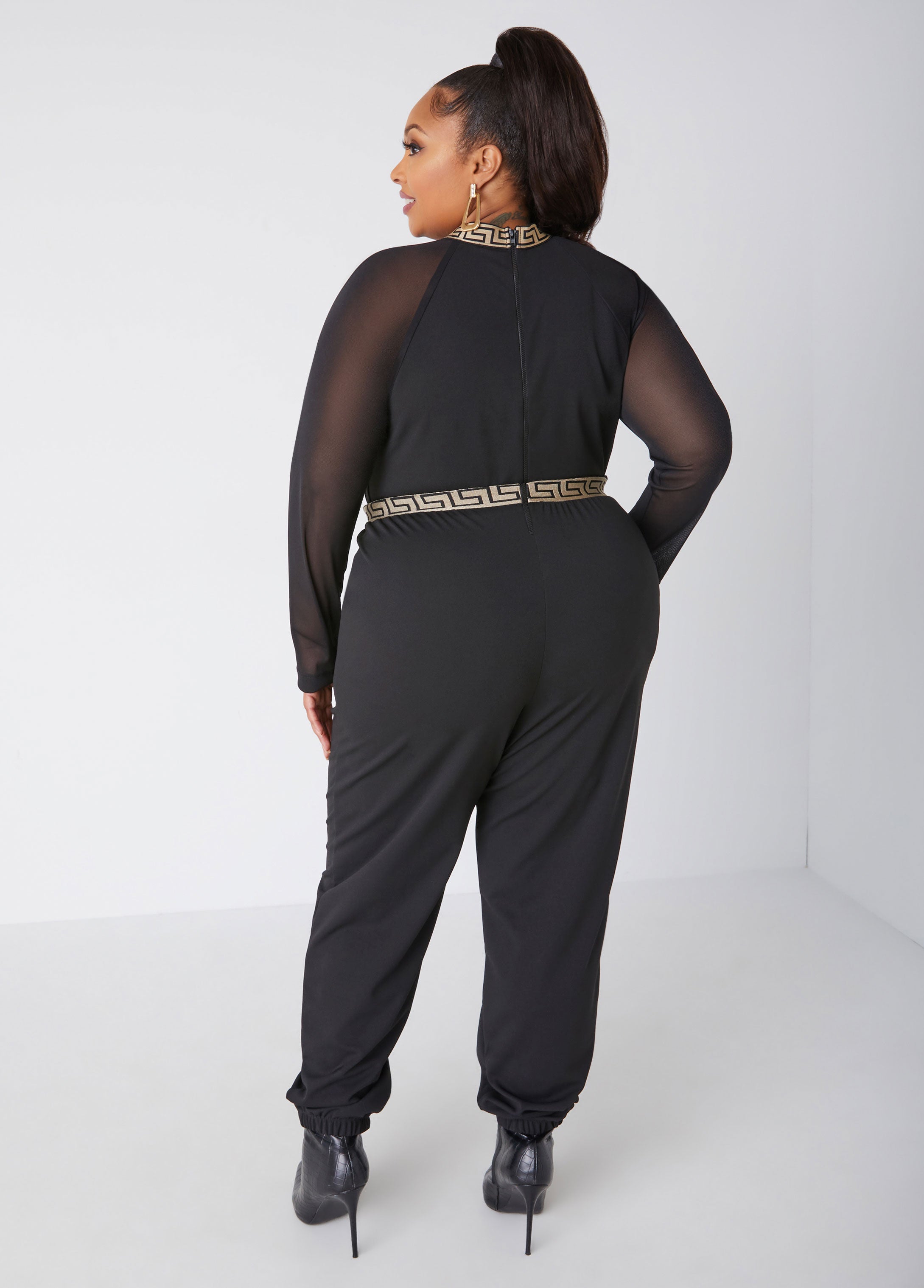 Mesh Paneled Joggers Jumpsuit、mySite、bengalsvssteelers