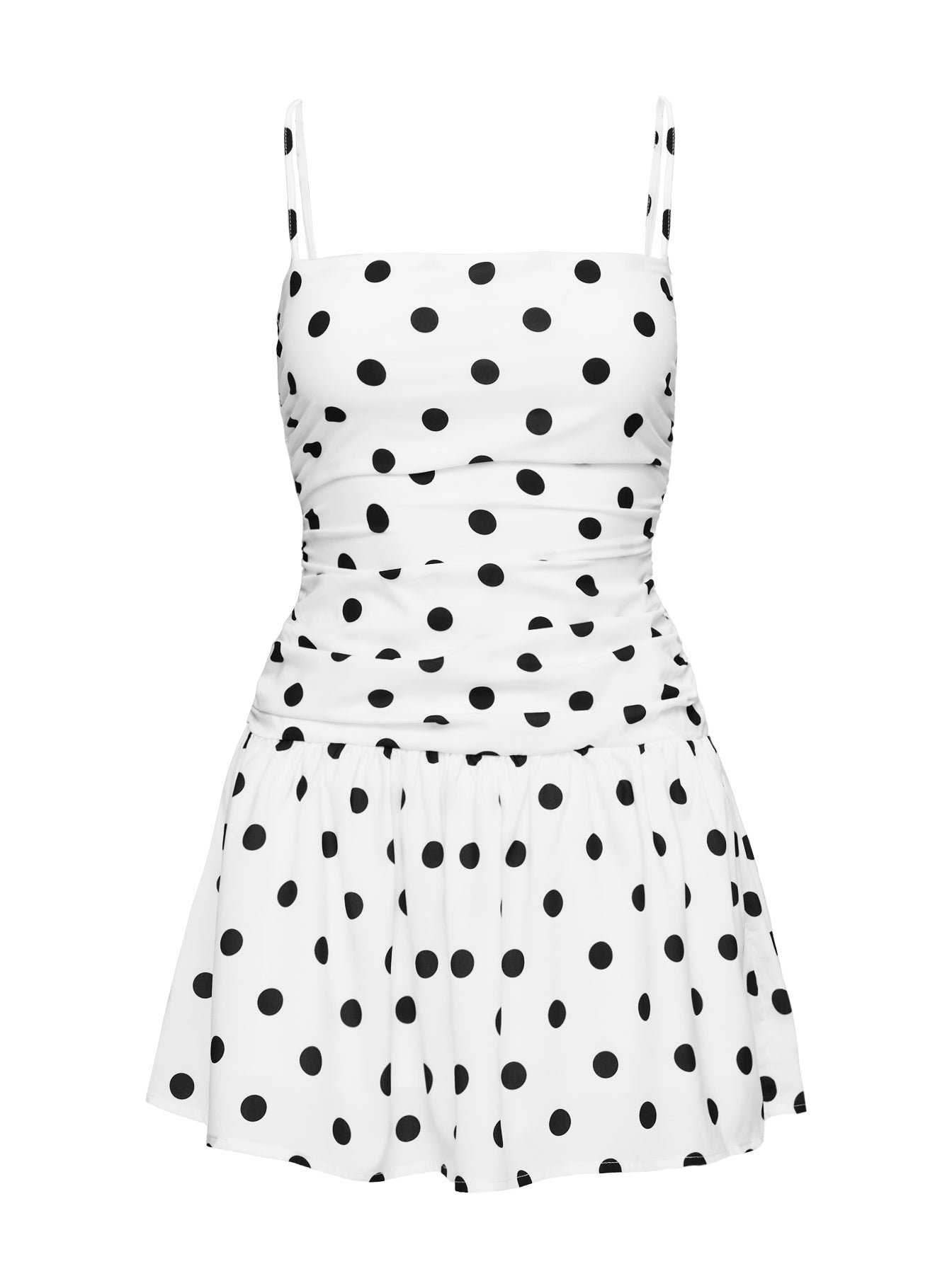 Savennah Ruched Mini Dress Multi、mySite、solidvoid