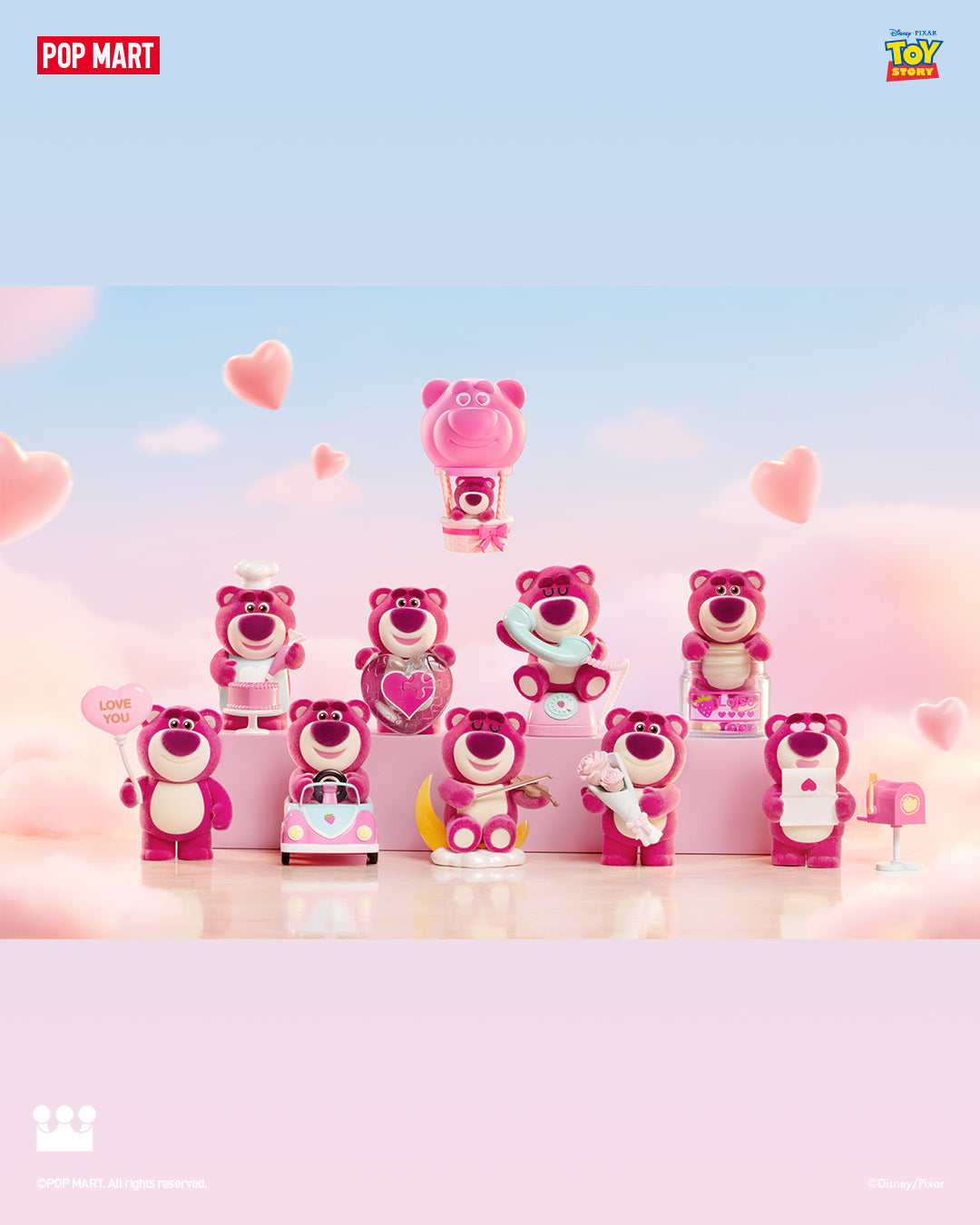  POP MART Disney/Pixar Lotso Wondrous Rendezvous Series Figures、mySite、greenlandpopulation