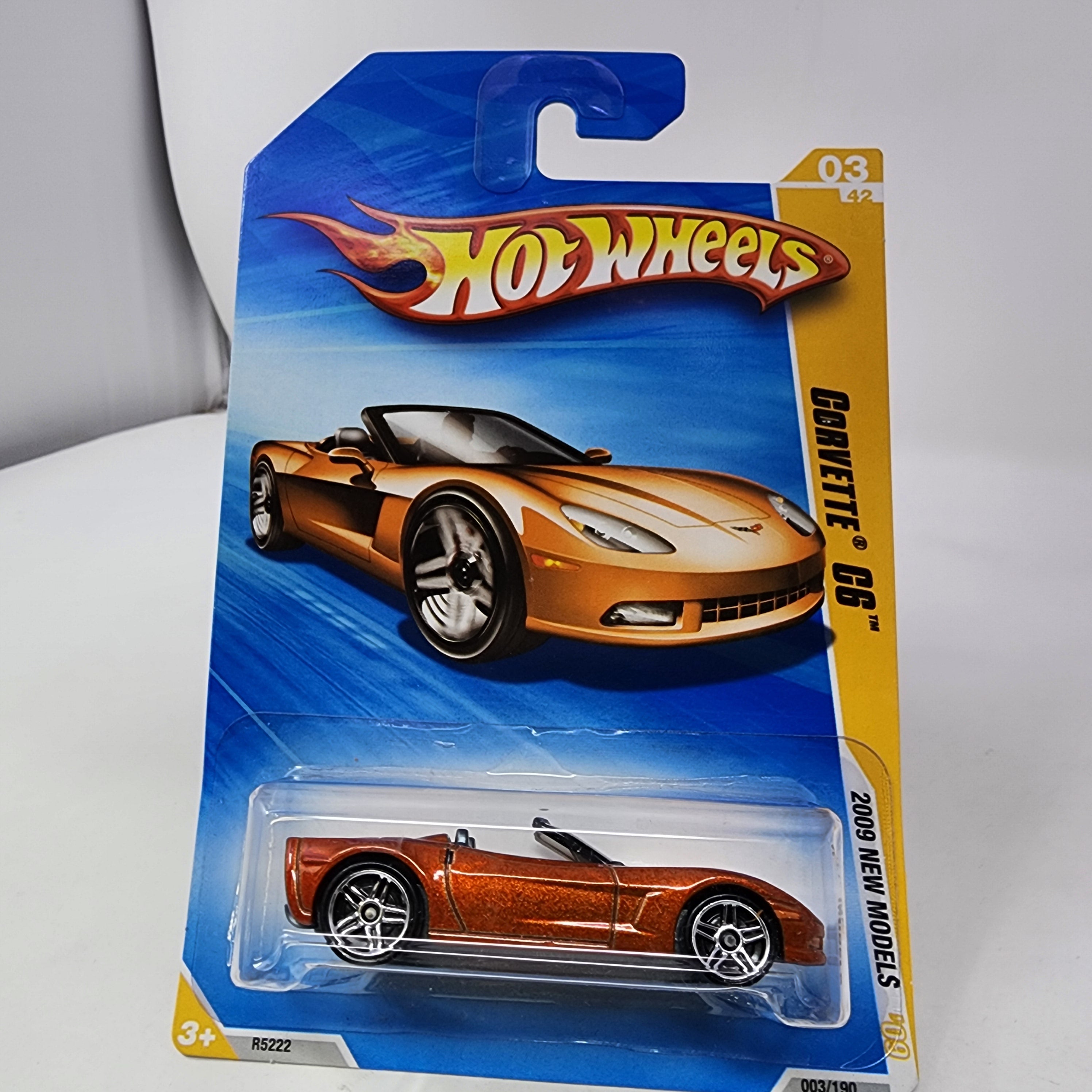 Corvette C6 #3 * Orange * Hot Wheels 2009 New Models、mySite、hgirdovlk