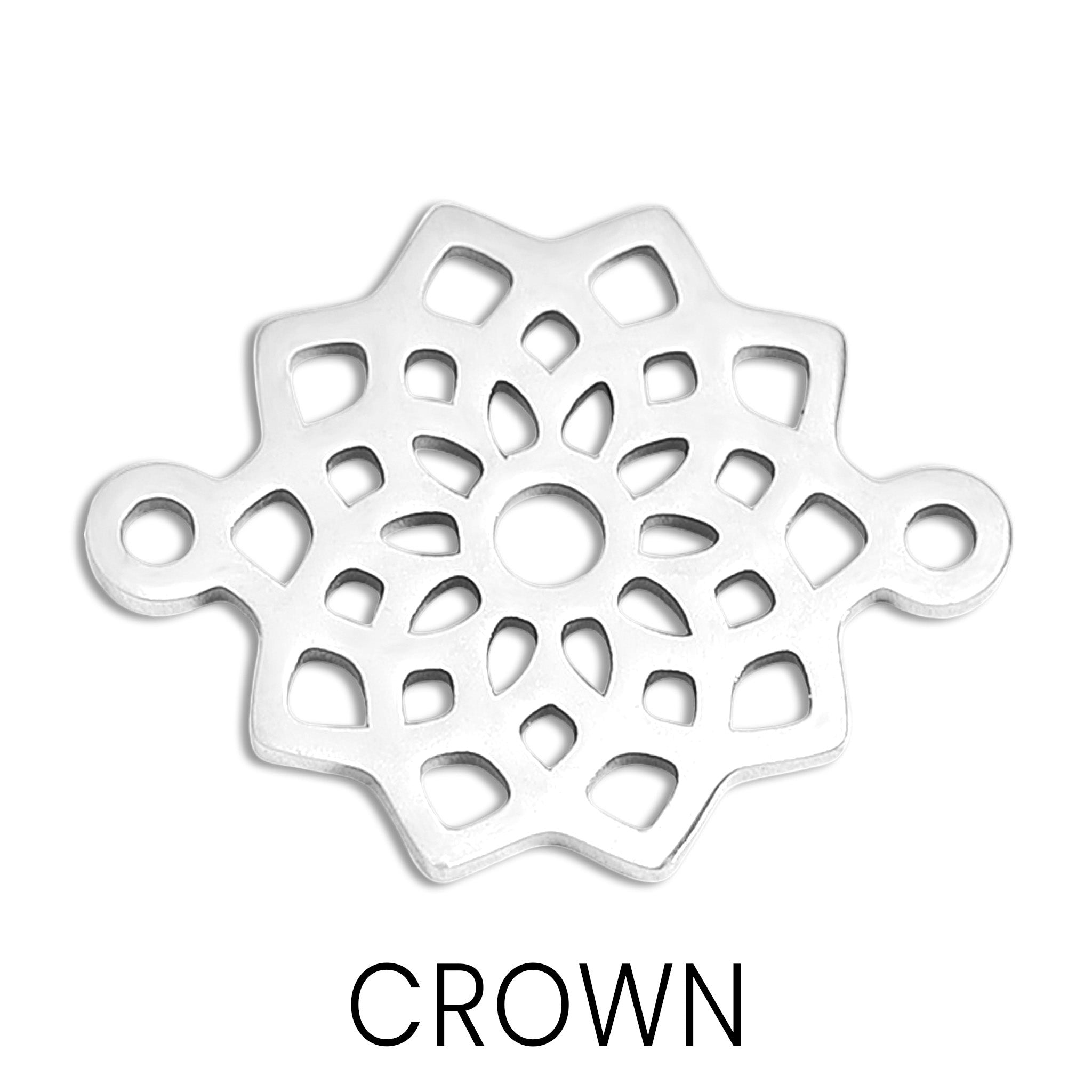 18K Gold Stainless Steel Chakra Connector Charm / PDL0177、mySite、dreamappss