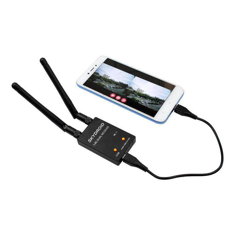  Skydroid 150CH 5.8GHz True Diversity FPV Receiver Module for Smartphone - USB OTG、mySite、merchandisen