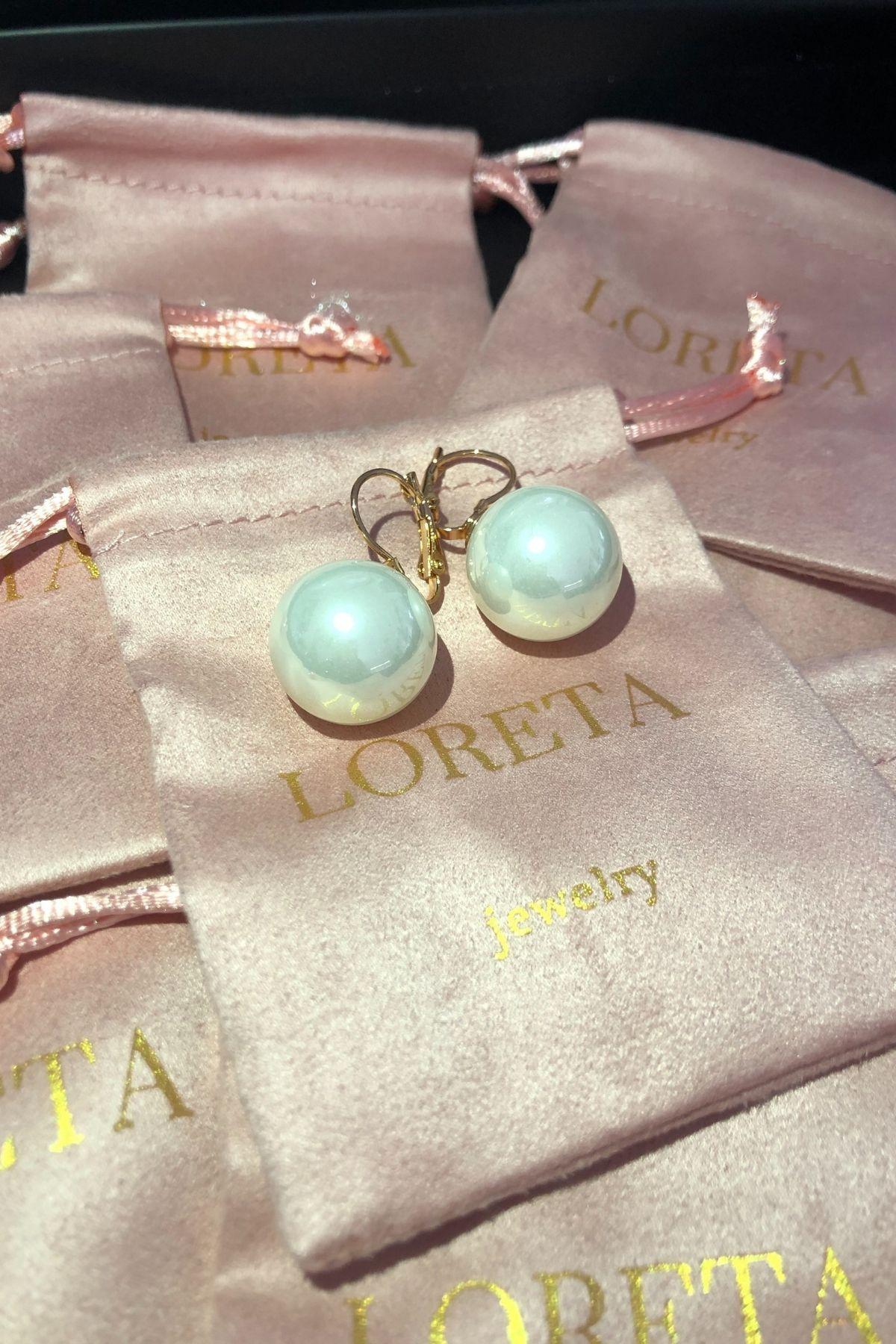  Simple Gold Pearl Earrings、mySite、merchandisen
