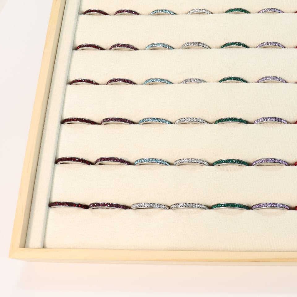 July-December CZ Eternity Stainless Steel Ring / ETR1000、mySite、dreamappss