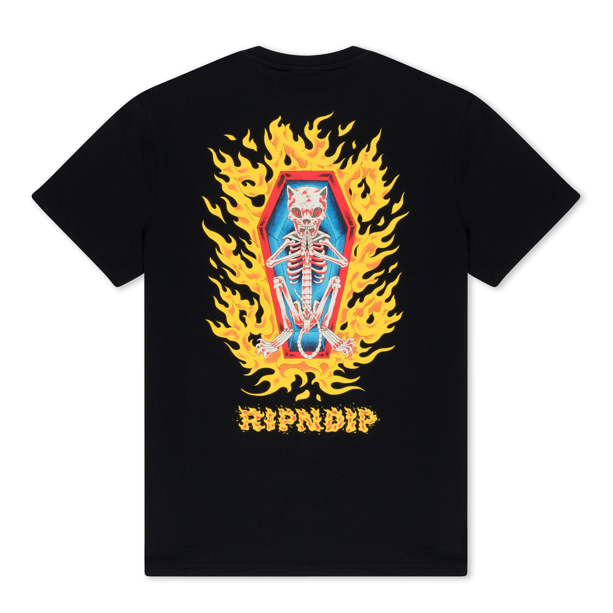  Burn In Heck Tee (Black)、mySite、merchandisen