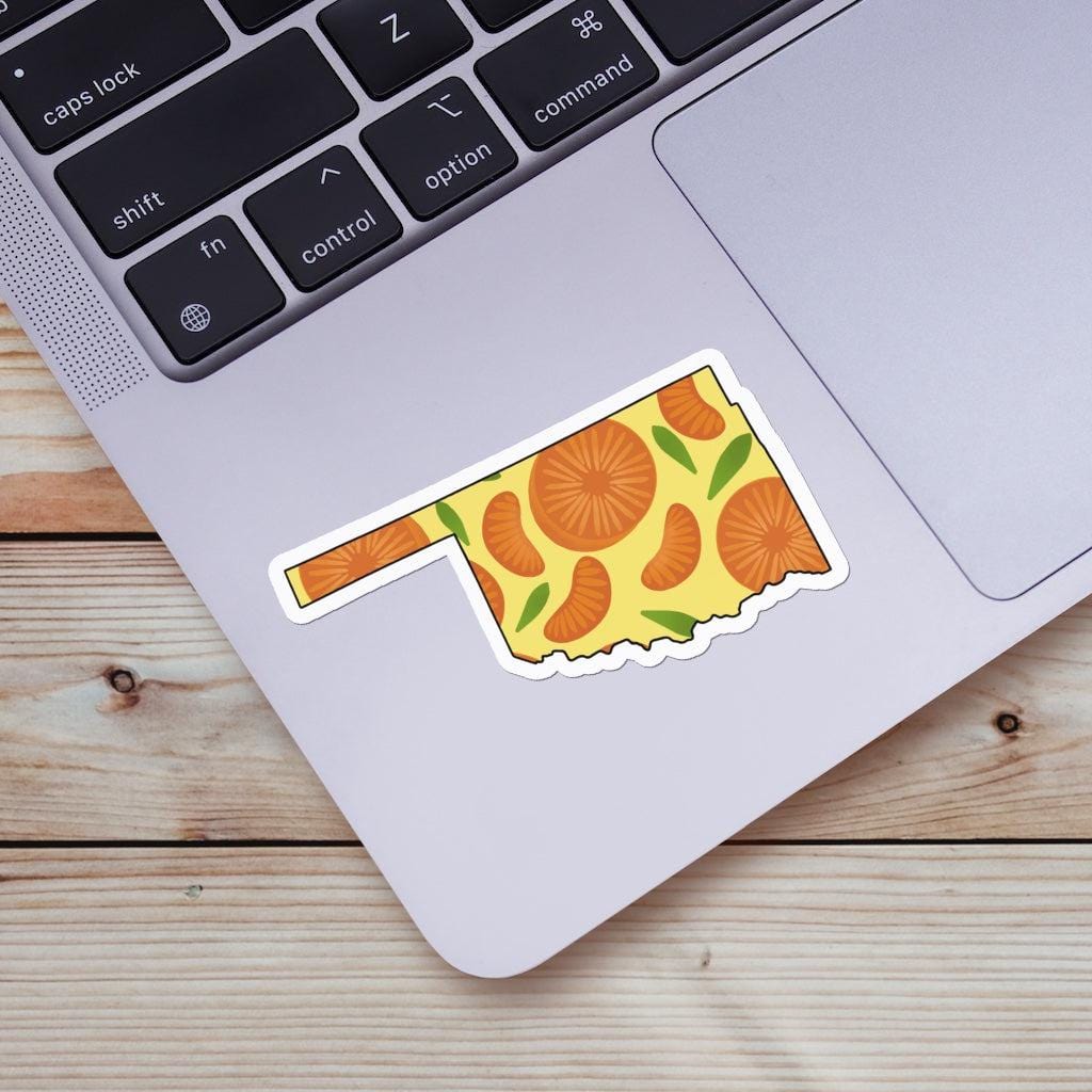  Oklahoma Orange & Yellow Fruit Sticker、mySite、elrpsem3k