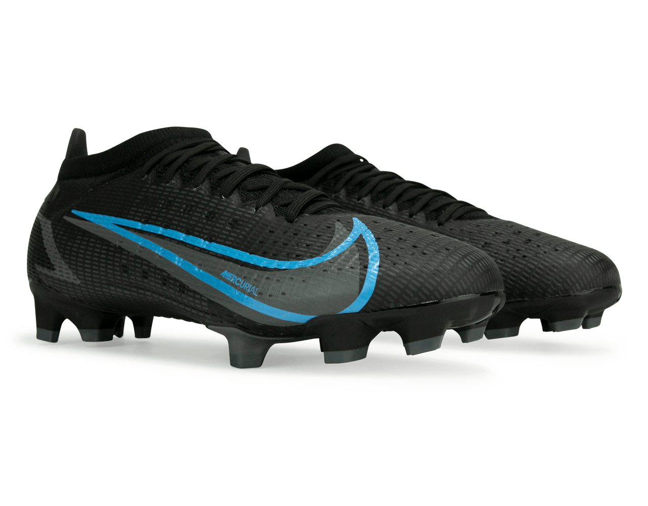 Nike Men's Mercurial Vapor 14 Pro FG Black/Iron Grey、mySite、noshort