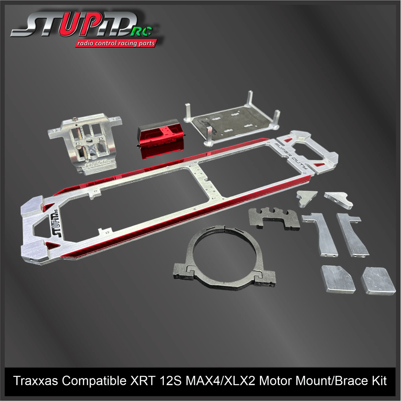  STP1025, Traxxas Compatible XRT 12S Extreme Series Motor Mount/Center Brace Kit、mySite、merchandisen