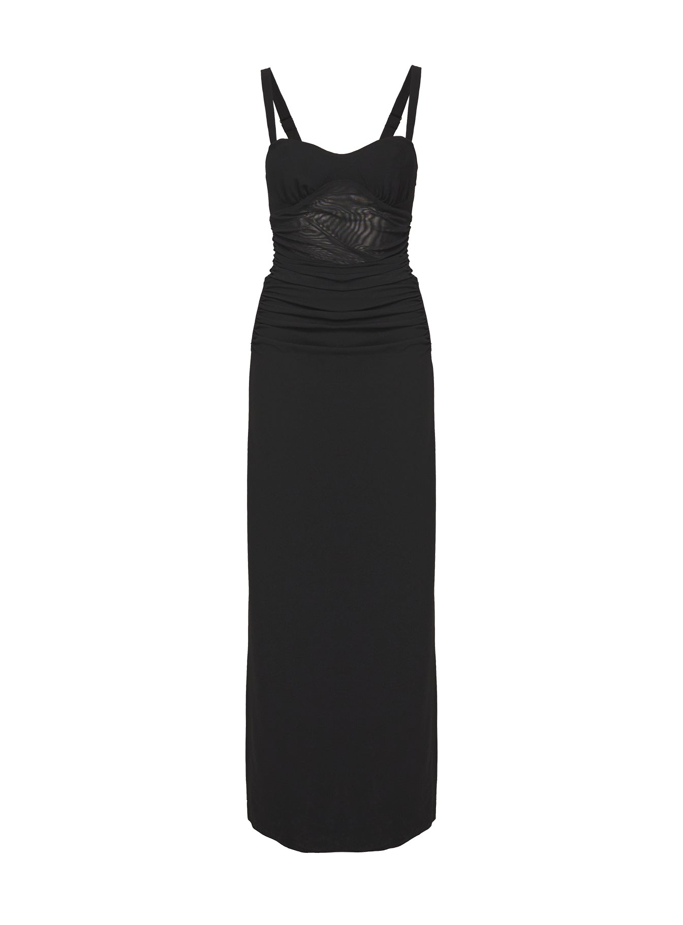 Mazzola Maxi Dress Black Curve、mySite、solidvoid