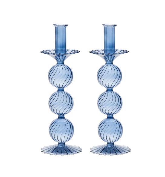  Kim Seybert Iris Cadet Candlestick Set of 2、mySite、elrpsem3k