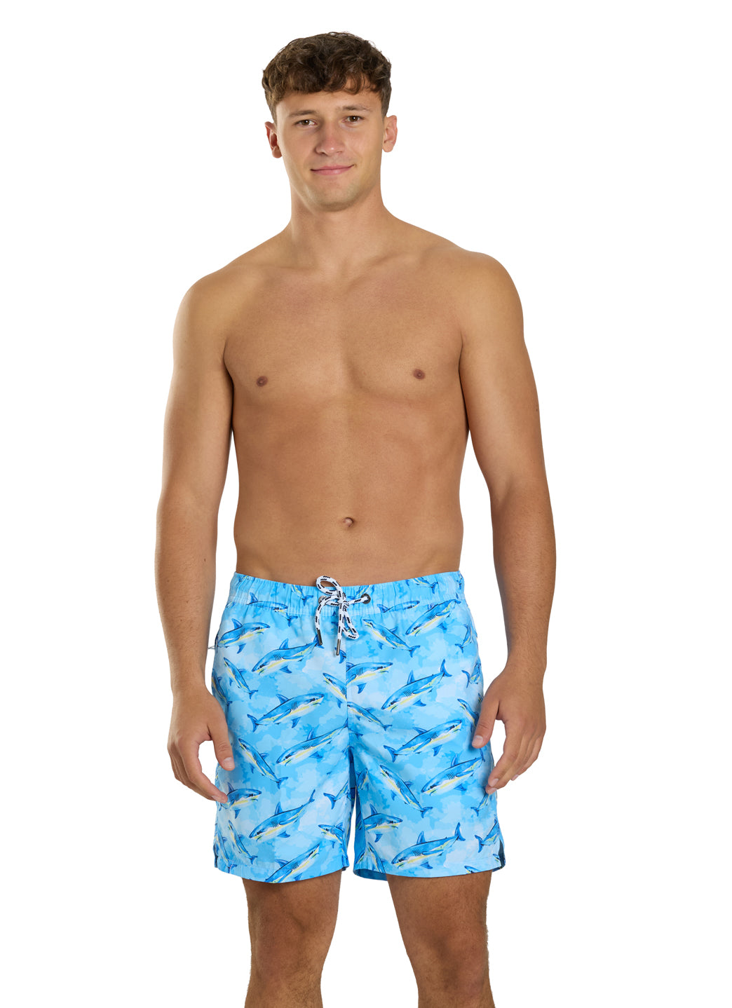Snapper Rock Men's Jawsome Waves 19 Swim Trunk、mySite、noshort