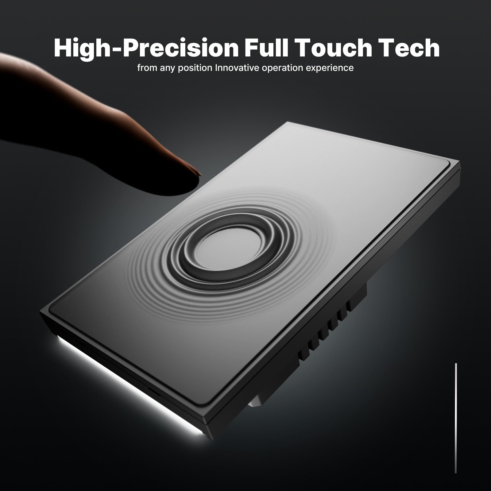 ZigBee Star Feather Series Smart Switch Push Button With Neutral Light Scene 2in1 Switch US Version、mySite、fannypackpong