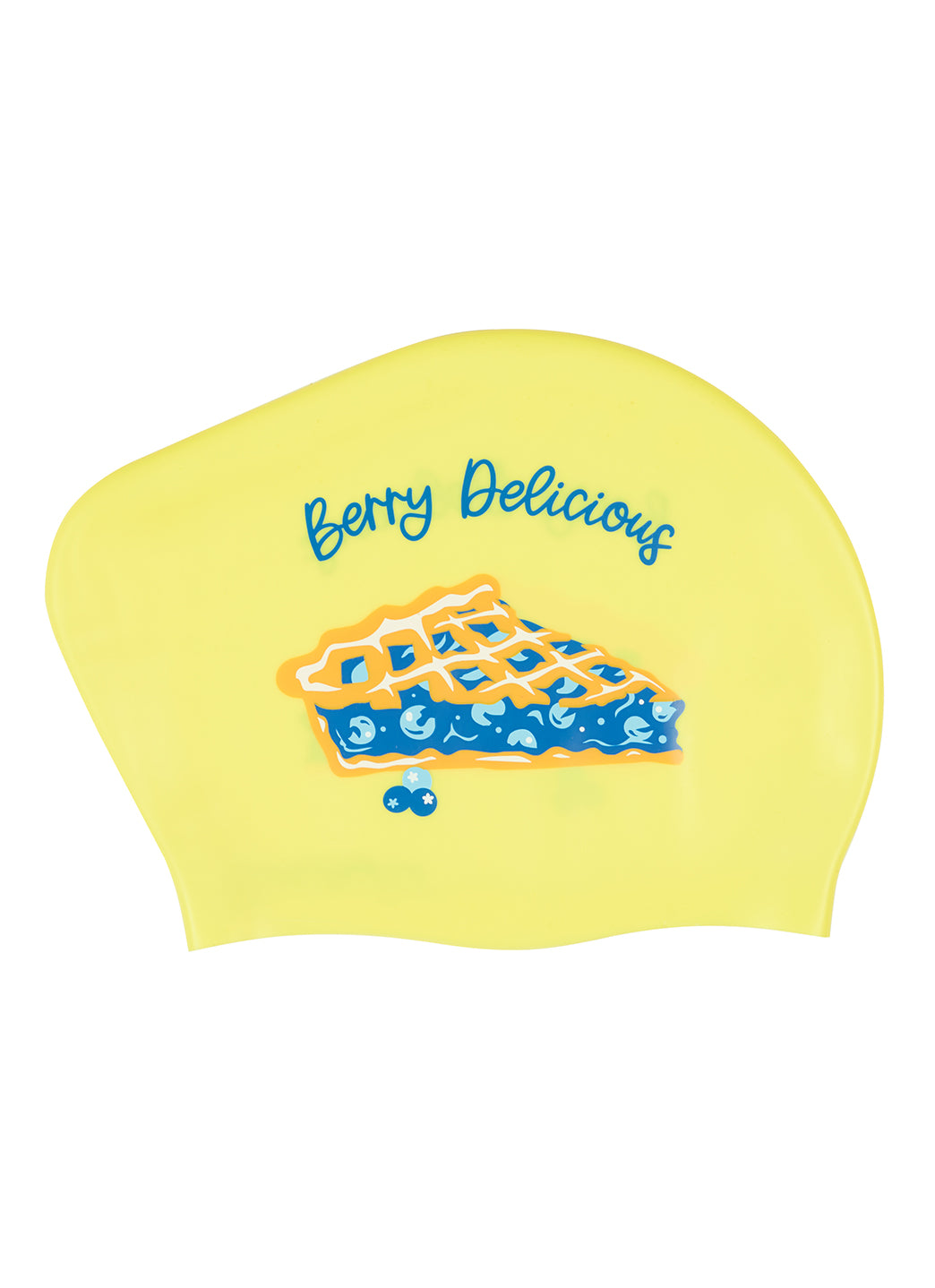 Sporti Berry Delicious Long Hair Bun Silicone Swim Cap、mySite、noshort