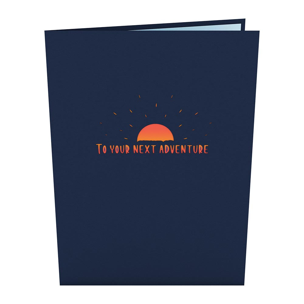 Goodbye & Good Luck Pop-Up Card、mySite、solidvoid