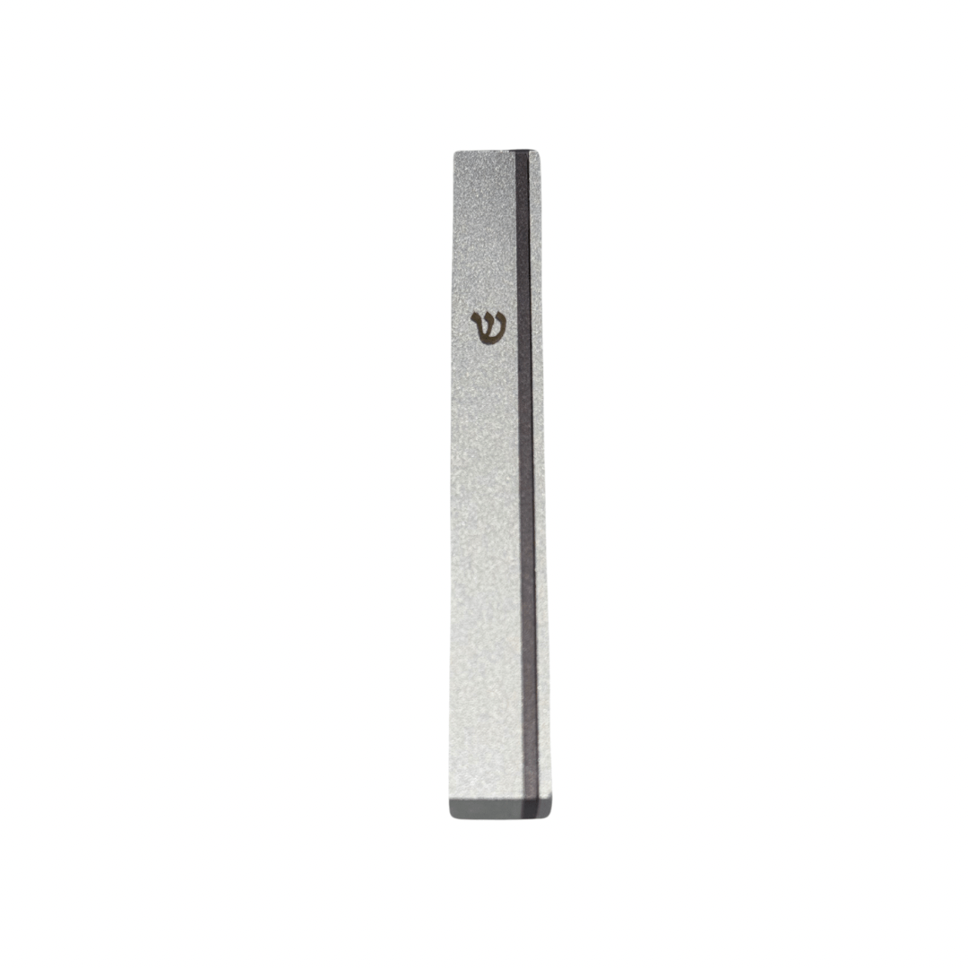  Grey Stripe Silver Mezuzah、mySite、elrpsem3k