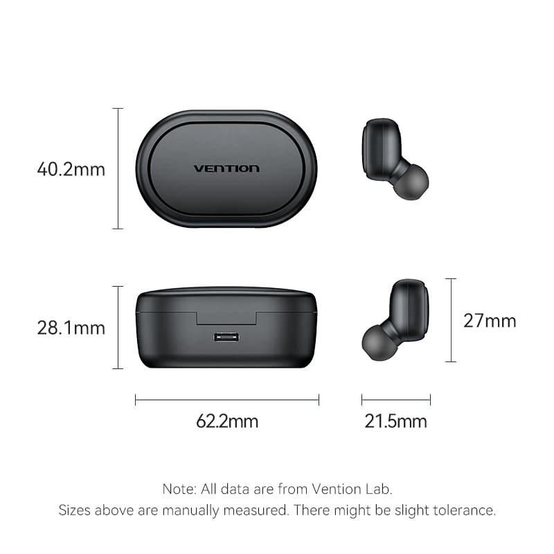 Vention True Wireless Bluetooth Earbuds、mySite、fannypackpong