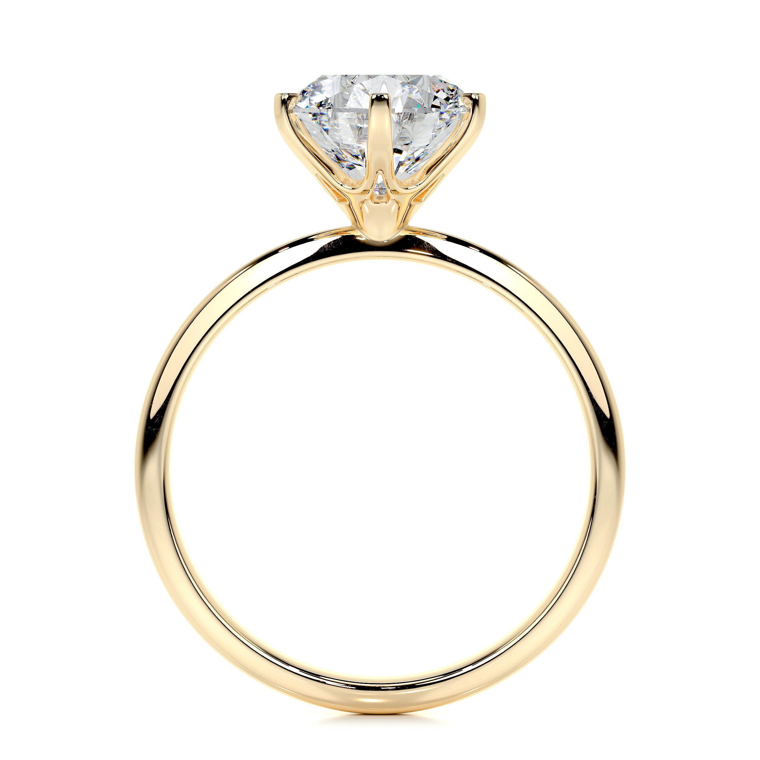 Samantha Bleu Lab Grown Diamond Ring -18K Yellow Gold、mySite、hinf8tx79