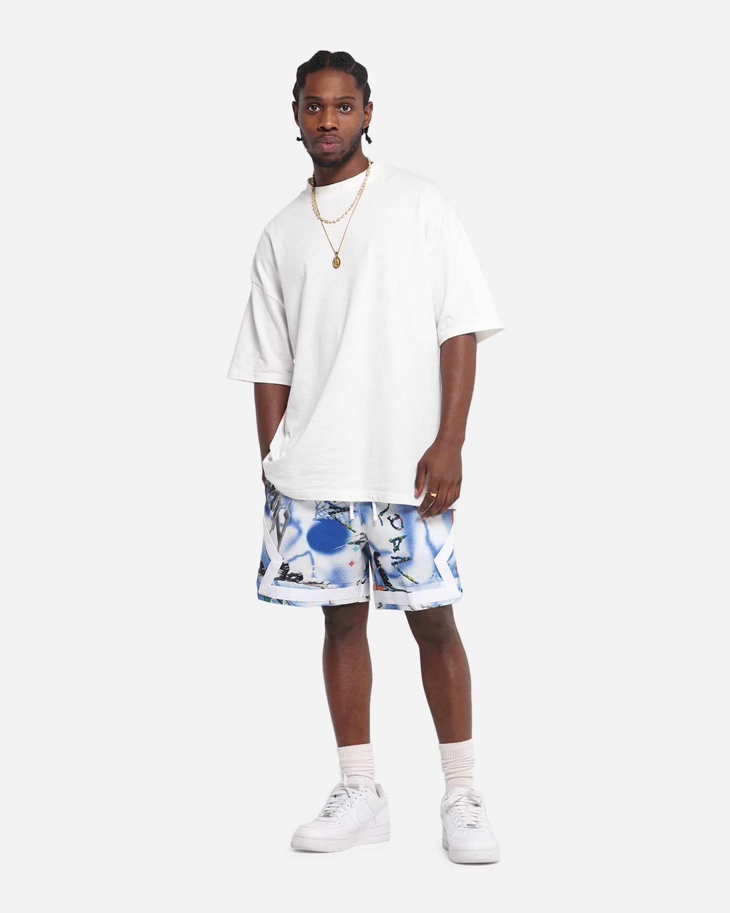 Jordan Jumpman Dri-FIT Sport Diamond Shorts White/Black、mySite、zt4zffjzw