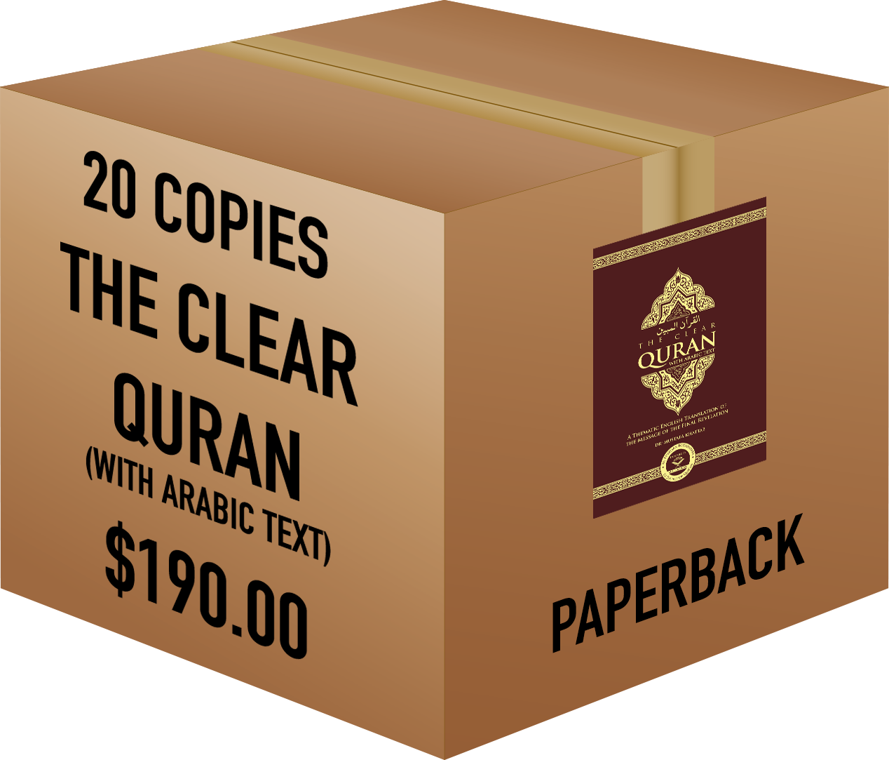 The Clear Quran® Series - with Arabic Text - Parallel Edition | Paperback, 20 Copies Bulk、mySite、topwebapps