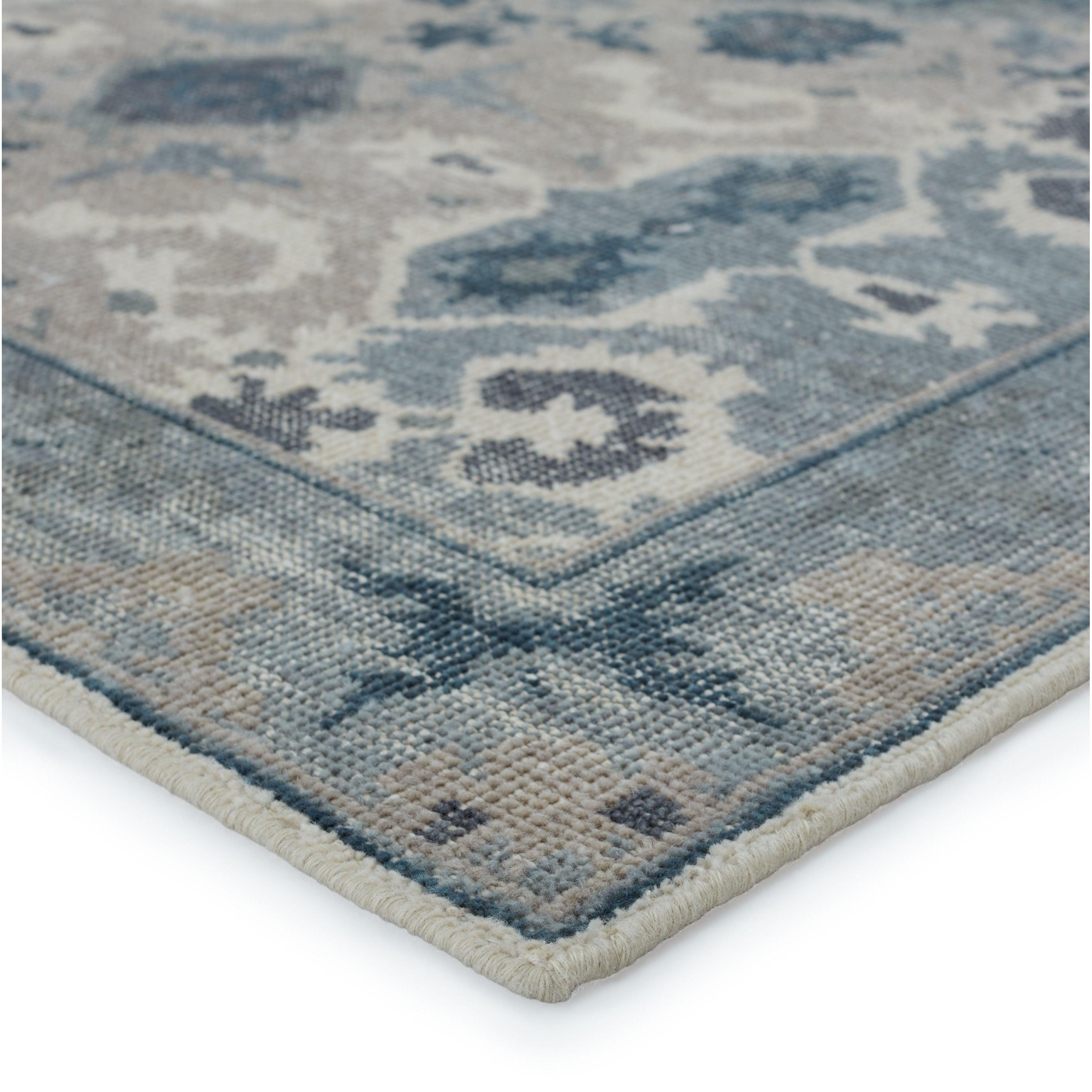 Modify Hand-Knotted Medallion Blue Light Gray Area Rug、mySite、gigharbornorthrealestate