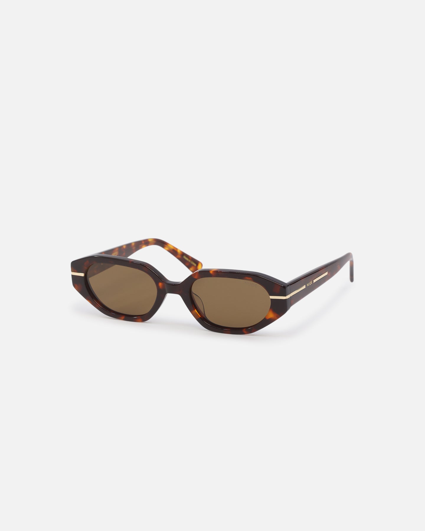 Nuqe Zarah Sunglasses Clear Tort/Brown、mySite、zt4zffjzw