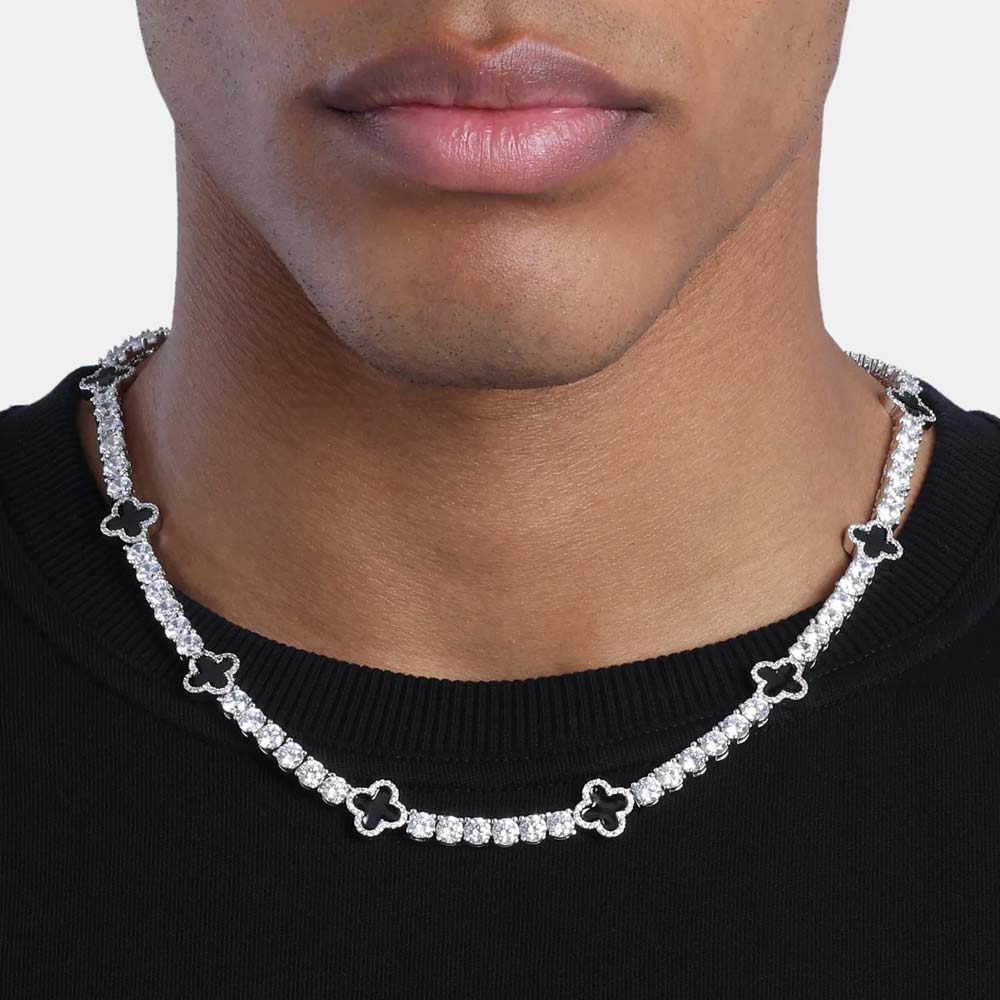 5MM Agate Moissanite Tennis Chain 14K Gold、mySite、hinf8tx79