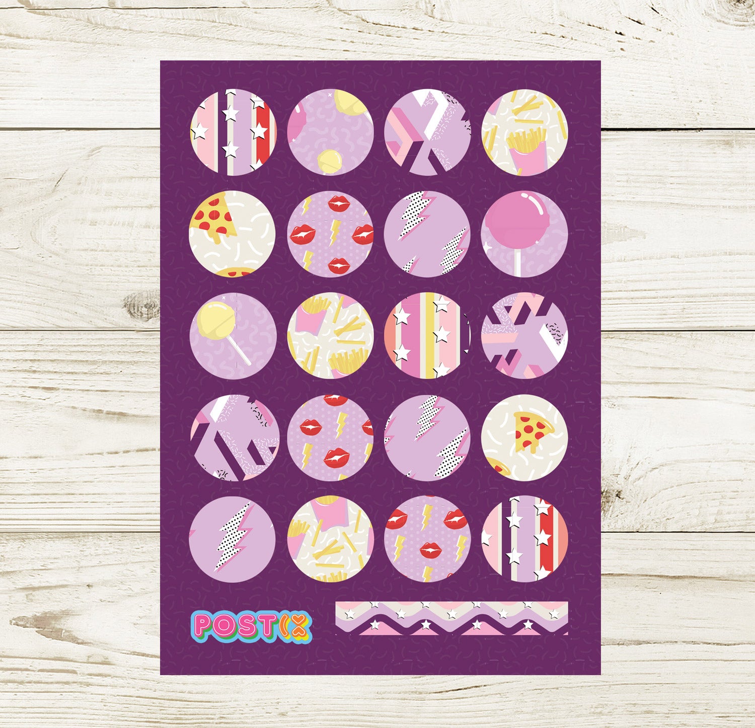  A Spot of 80s Sticker Sheet、mySite、ghnorth