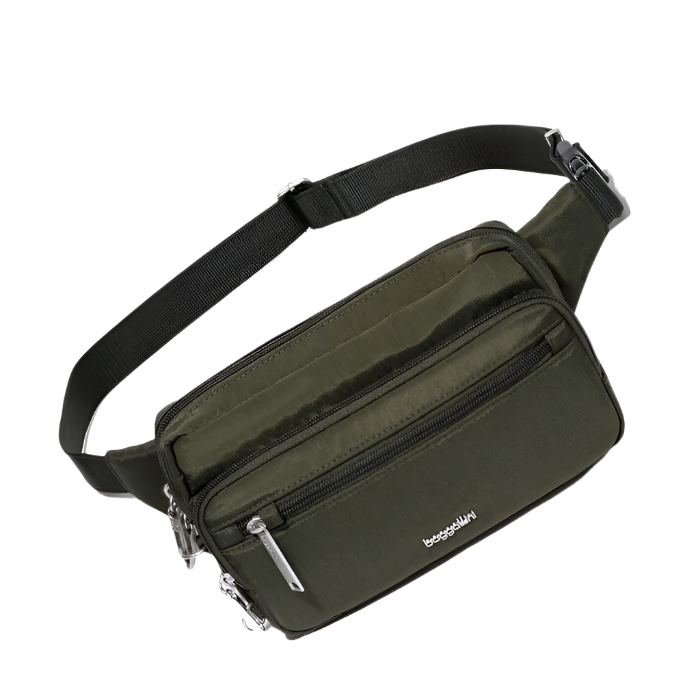  Baggallini Securtex® Anti-Theft Sling Bag - Thyme、mySite、preschool7hills