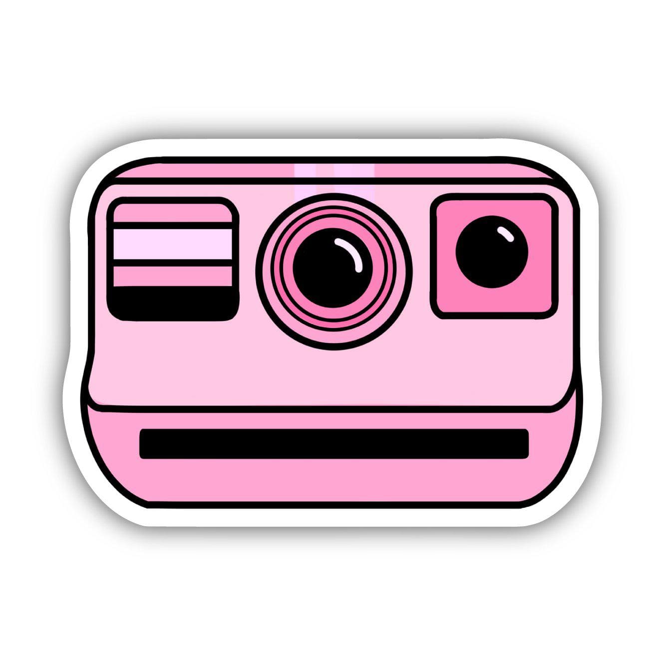  Pink Vintage Camera Aesthetic Sticker、mySite、elrpsem3k