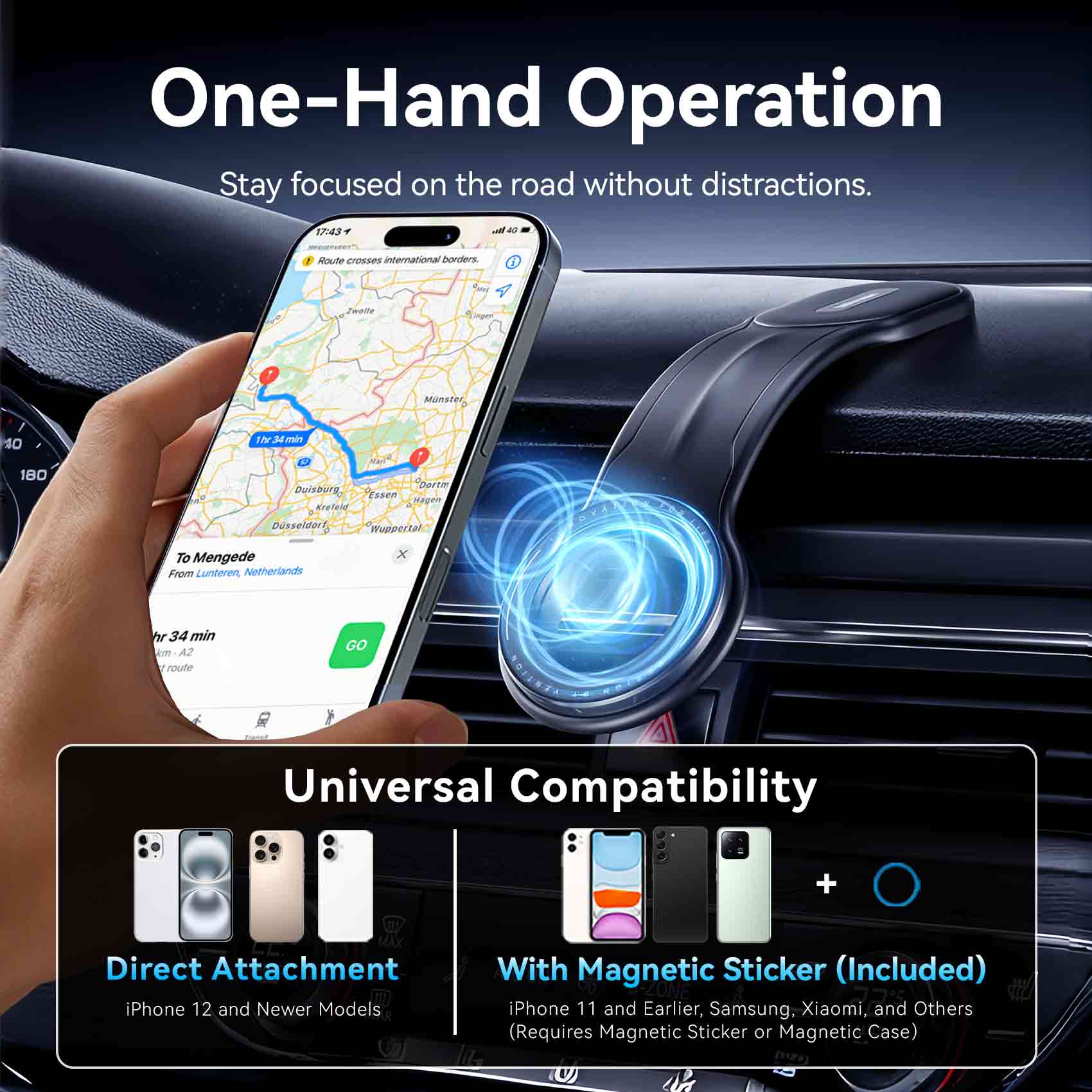 Vention Magnetic Car Phone Mount、mySite、fannypackpong