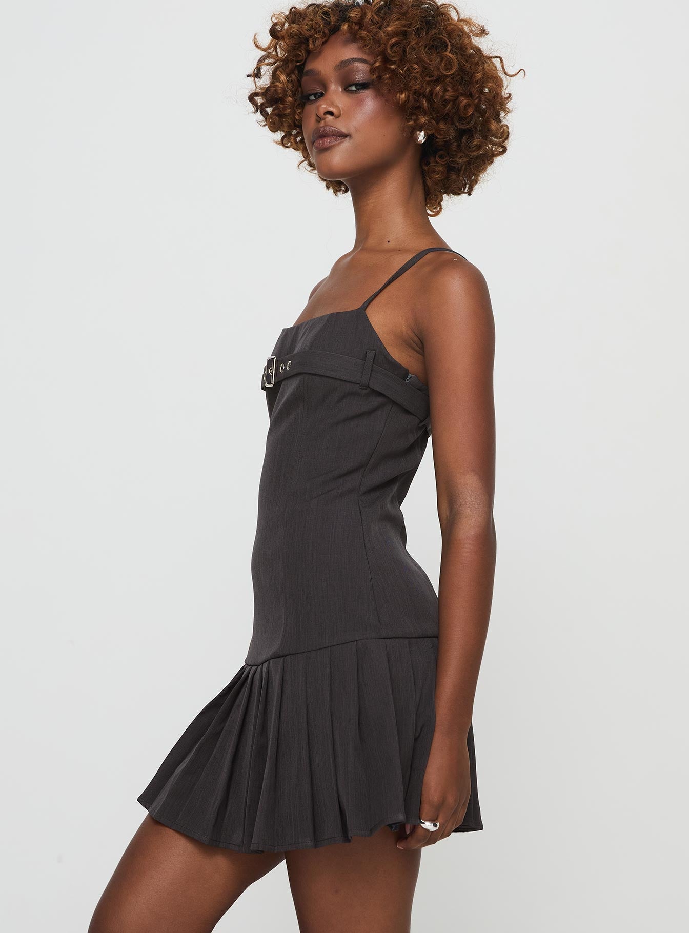 Valletta Mini Dress Slate、mySite、solidvoid