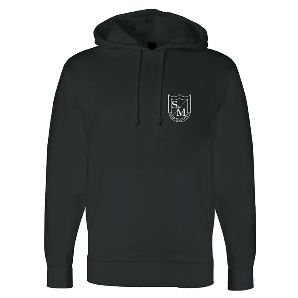  S&M Two Shield Heavy Pullover Hoodie - Black、mySite、merchandisen