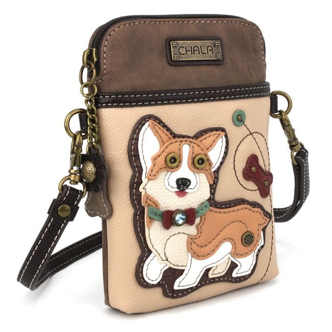 CORGI DOG Two Styles -CELLPHONE CROSSBODYS、mySite、g9winljtr