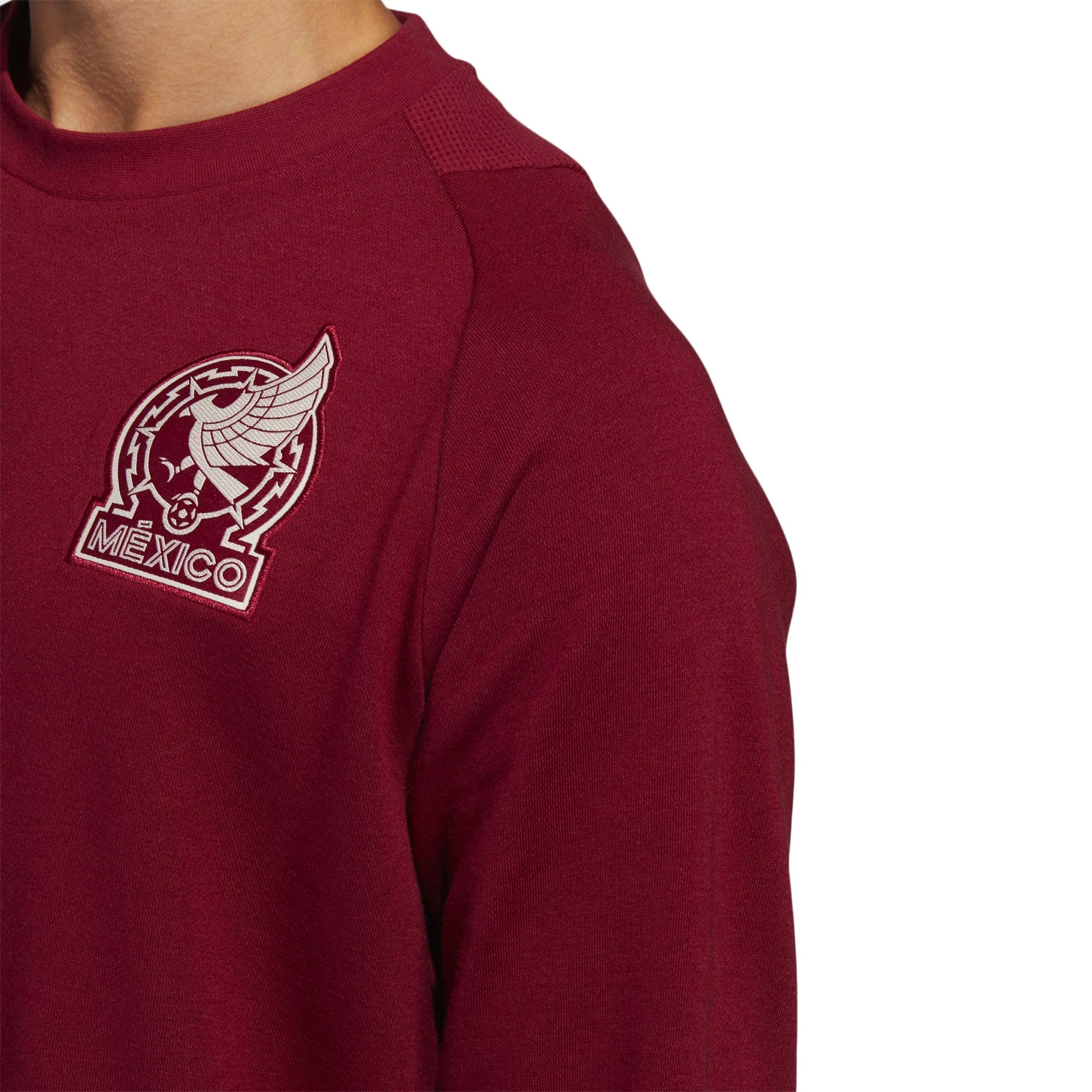 adidas Men's Mexico Tiro 23 Crew Sweatshirt Burgundy、mySite、bottomscart