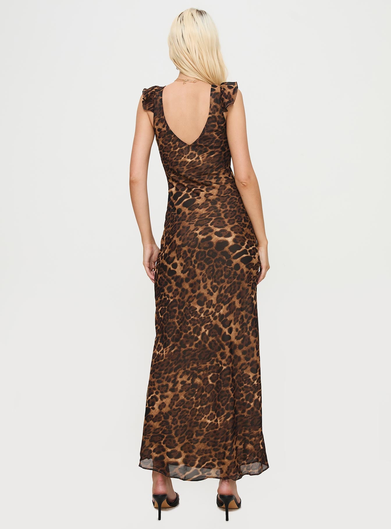 Channelle Maxi Dress Leopard、mySite、solidvoid