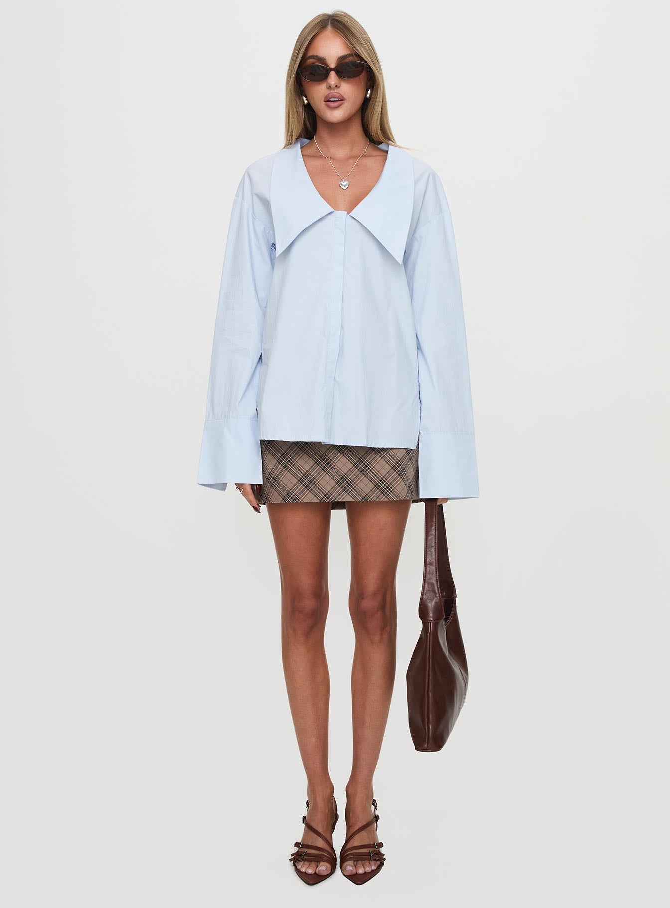 Calistoga Deep Collar Shirt Blue、mySite、solidvoid