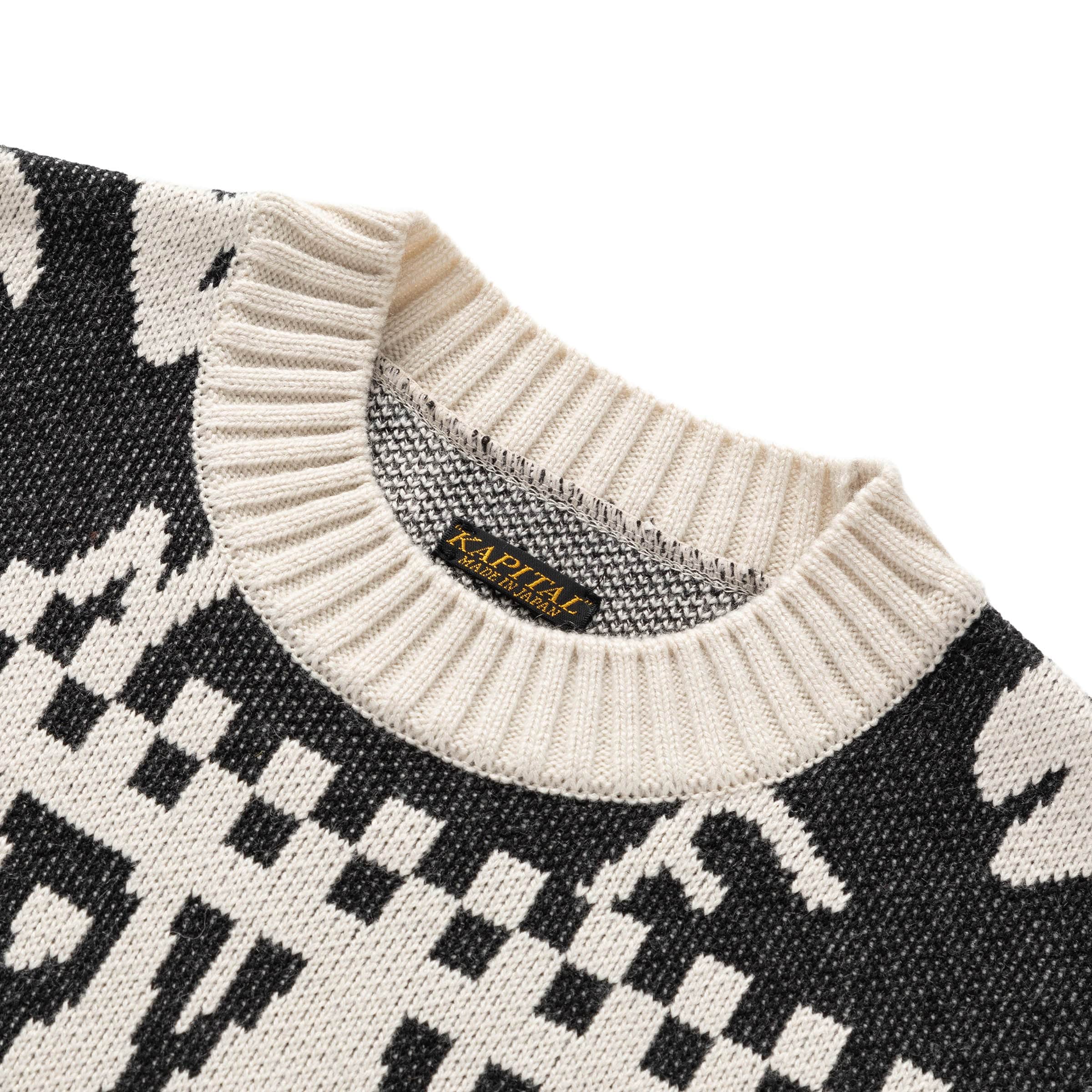 8G KNIT NEWSPAPER CREW SWEATER (KOUNTRY NEWS)、mySite、zt4zffjzw