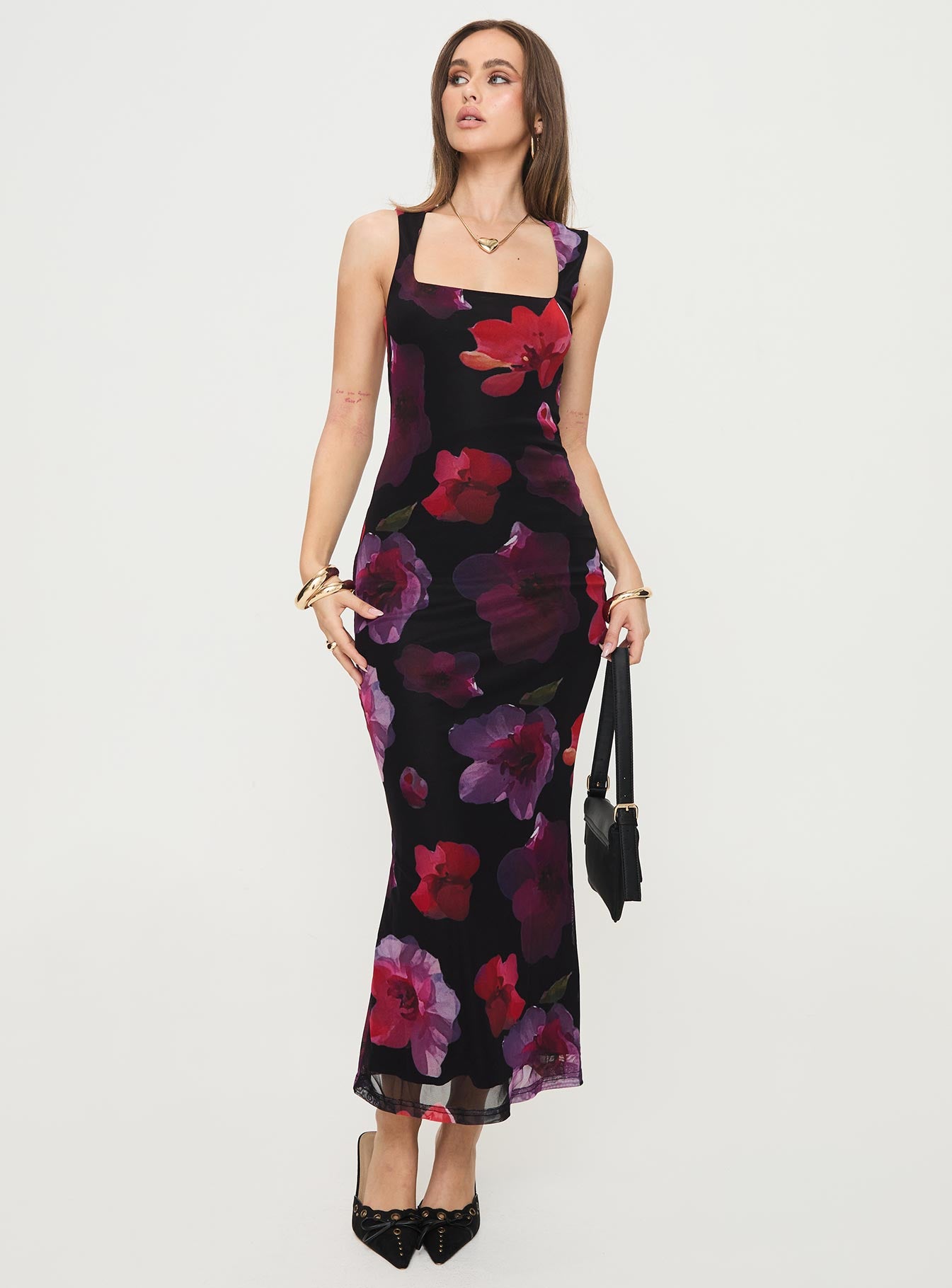 Eviana Maxi Dress Floral、mySite、solidvoid