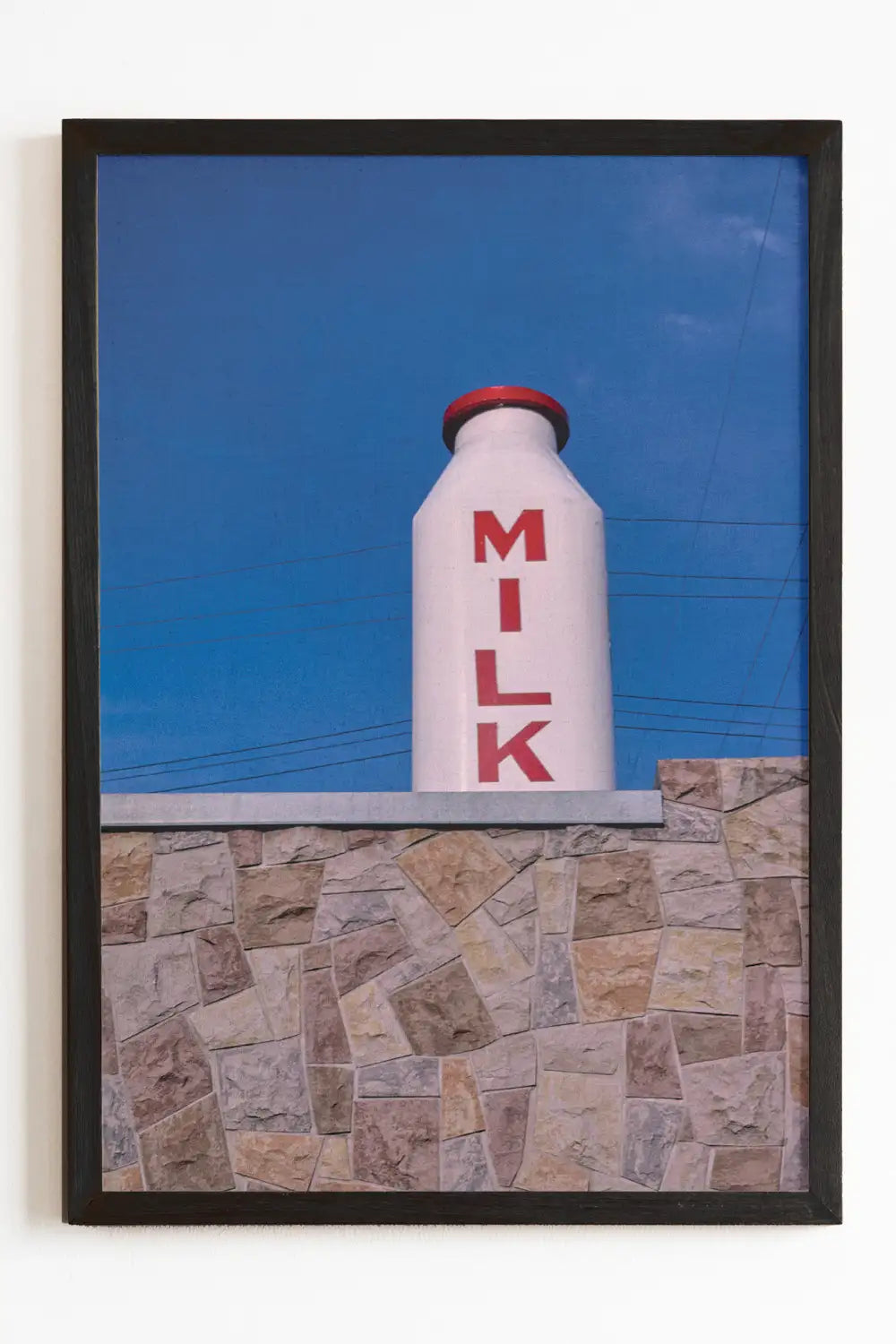 Milk Bottle Roadside Attraction Art Print、mySite、gigharbornorthrealestate