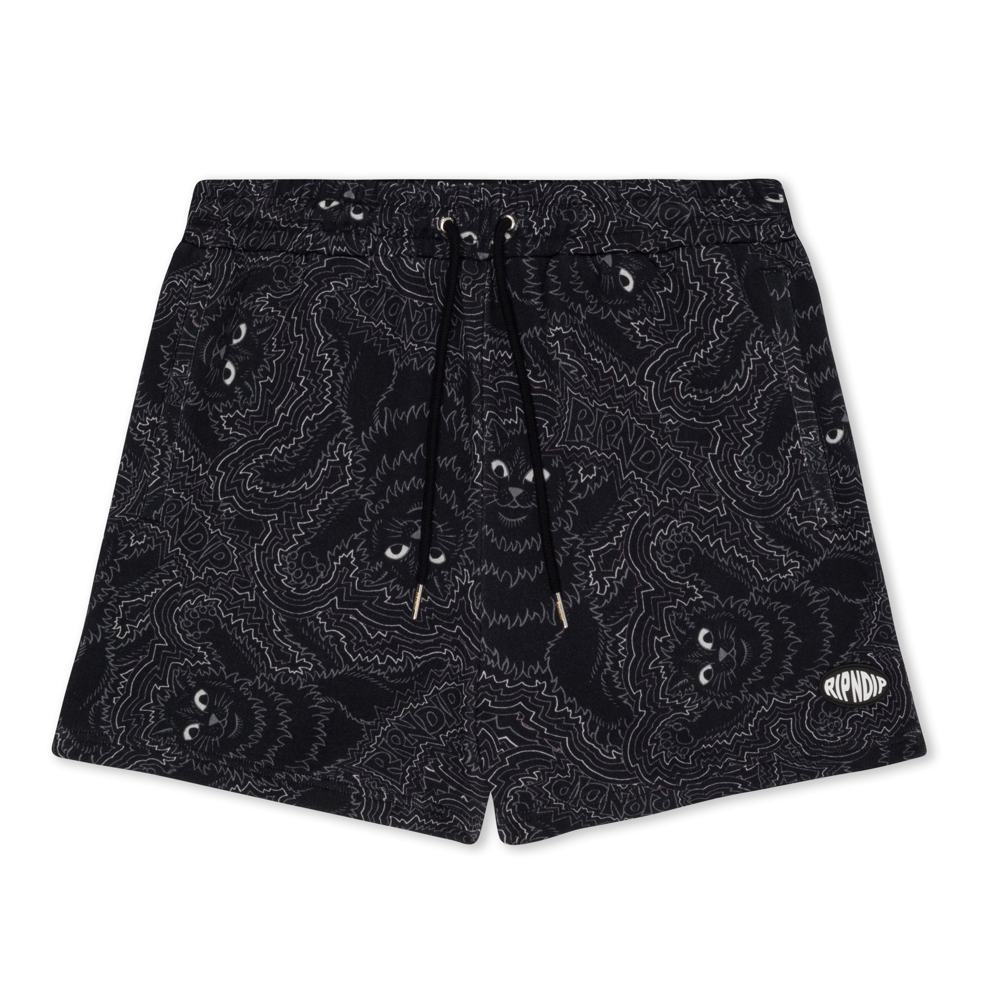  Big Pussy Energy Womens Sweat Shorts (Black)、mySite、merchandisen