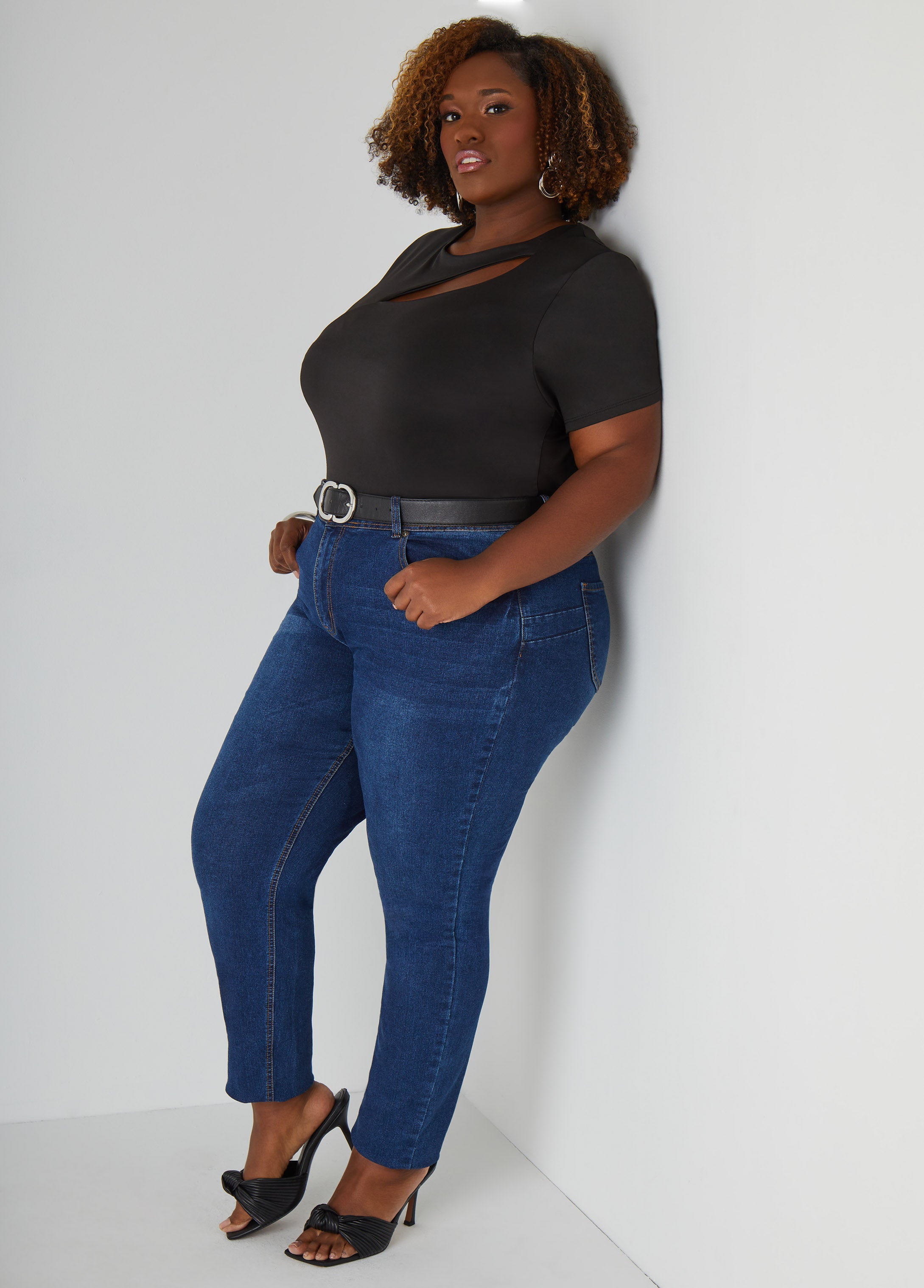 Cutout Stretch Knit Top、mySite、bengalsvssteelers