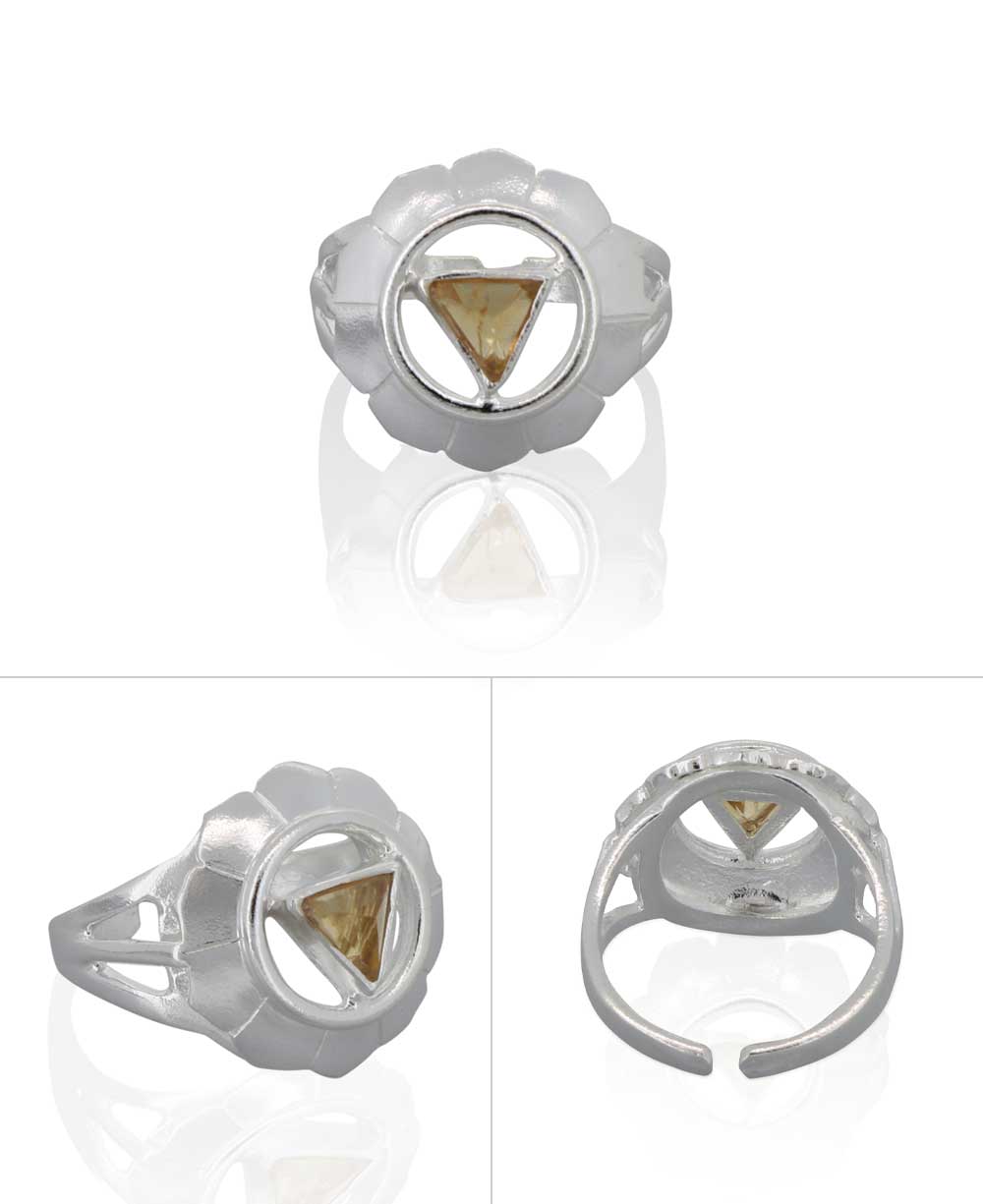 Sterling Silver and Gemstone Adjustable Chakra Rings, Sold Individually、mySite、topwebapps