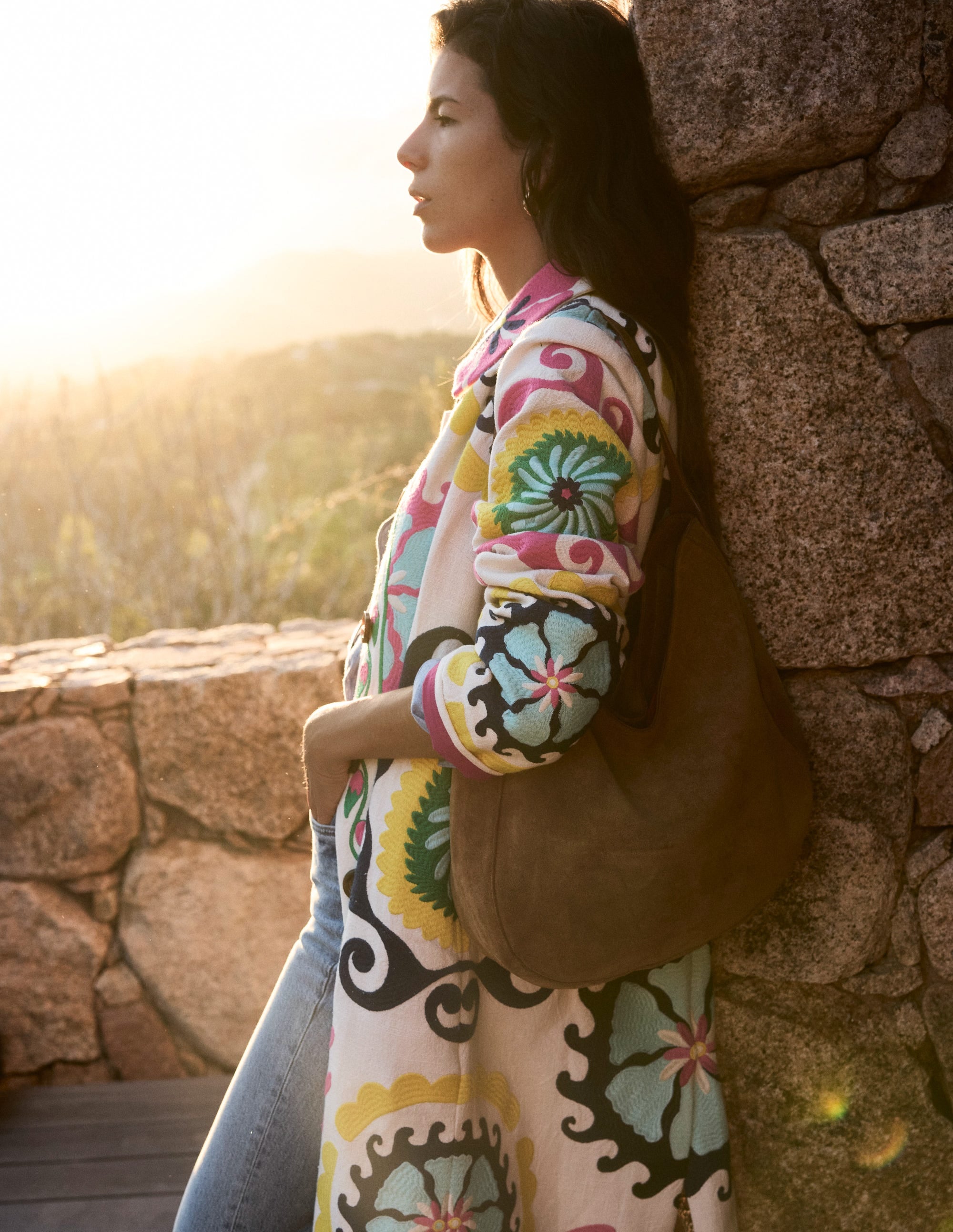  Embroidered Souvenir Coat-Multi, Ornamental Wave、mySite、ashleygrahame