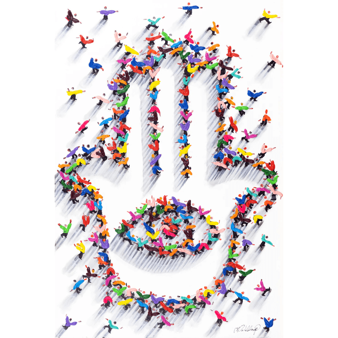 Hamsa and Evil Eye Signed Canvas Giclée Print by Hulbert Waldroup、mySite、topwebapps