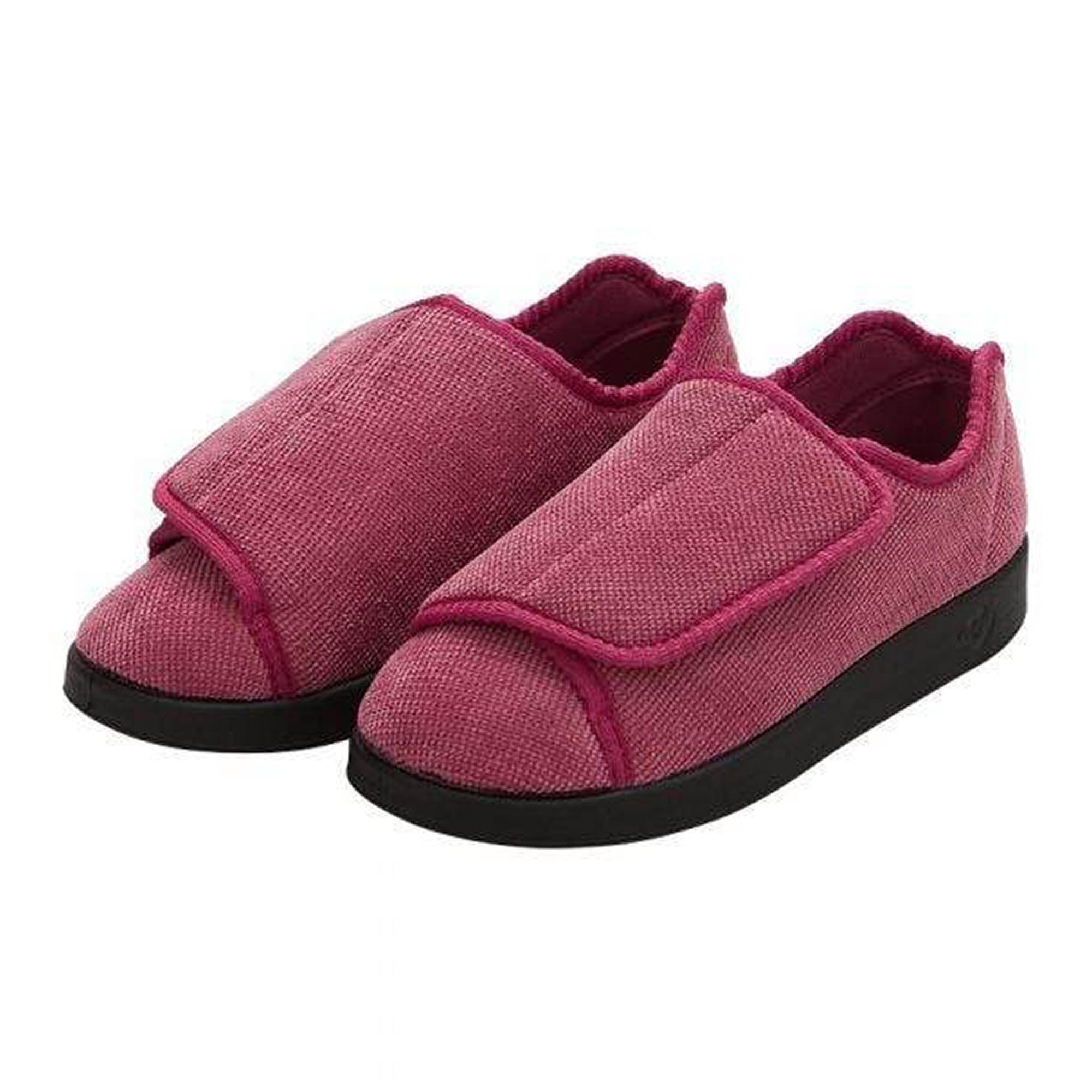 Women's Antimicrobial Extra Extra Wide Easy-Closure Slippers、mySite、camillekostekn