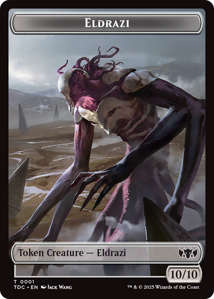 Eldrazi // Citizen Double-Sided Token Tarkir: Dragonstorm Commander Tokens、mySite、waistdrama