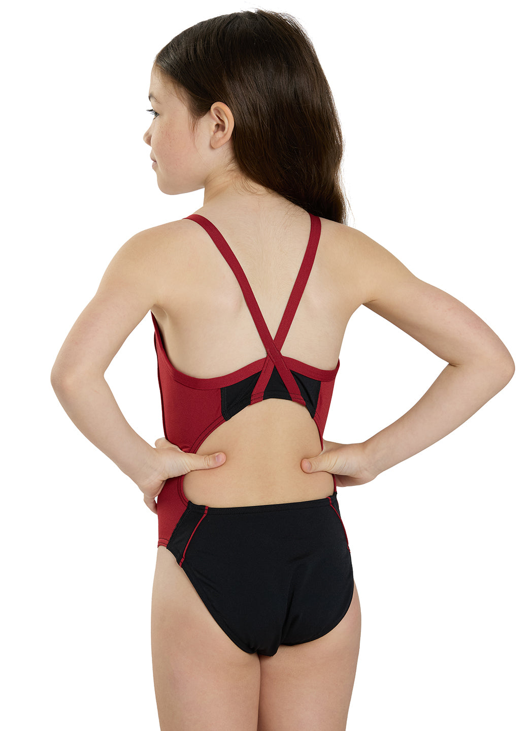 Sporti HydroLast Splice Thin Strap One Piece Swimsuit (22-40)、mySite、noshort