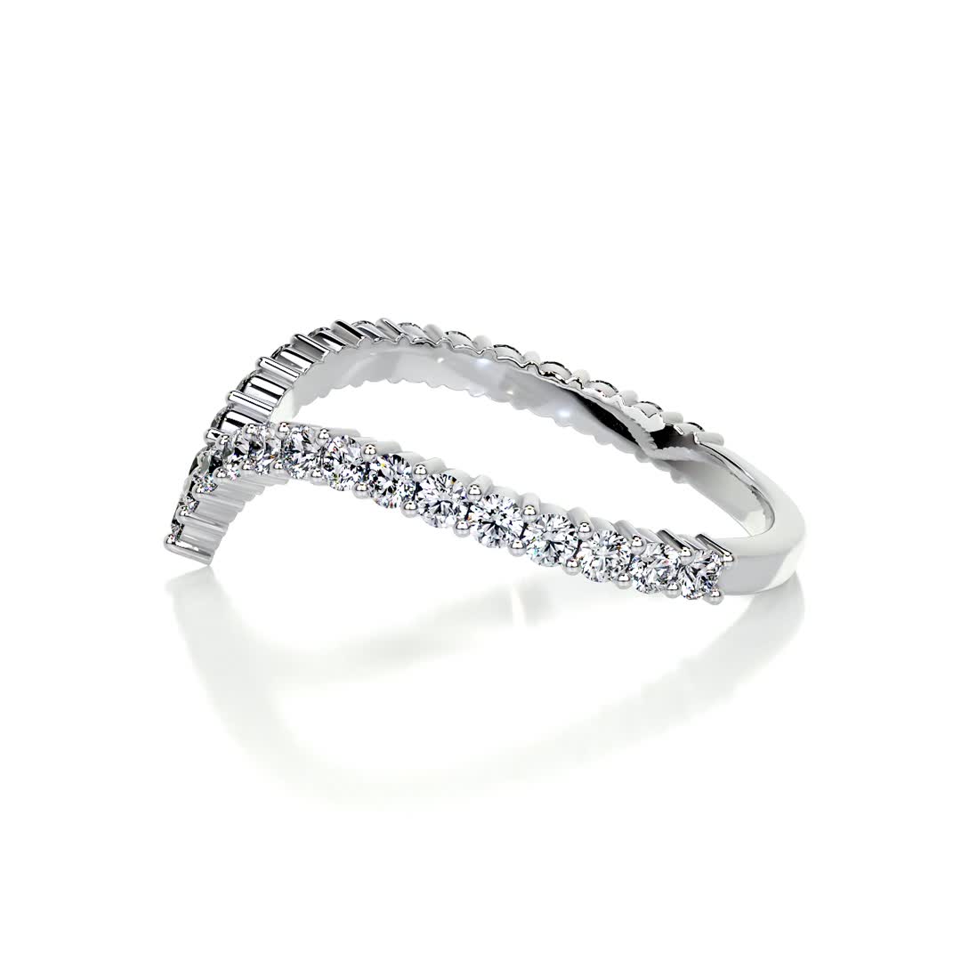 Dawn Diamond Wedding Ring (0.50 Carat) -14K White Gold、mySite、hinf8tx79