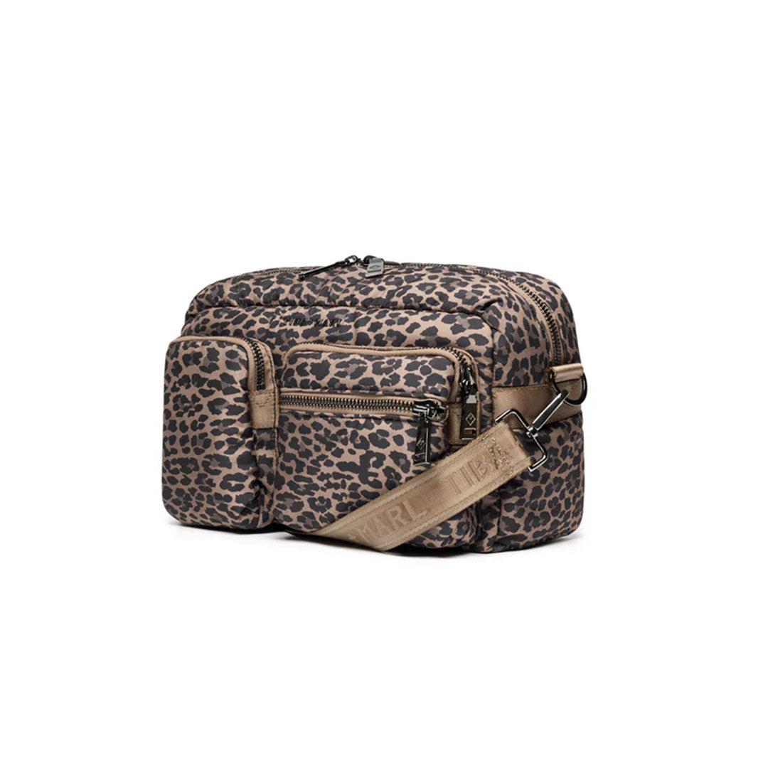  Tiba + Marl Axel Buggy Organiser / Changing Bag - Tonal Brown Leopard、mySite、merchandisen